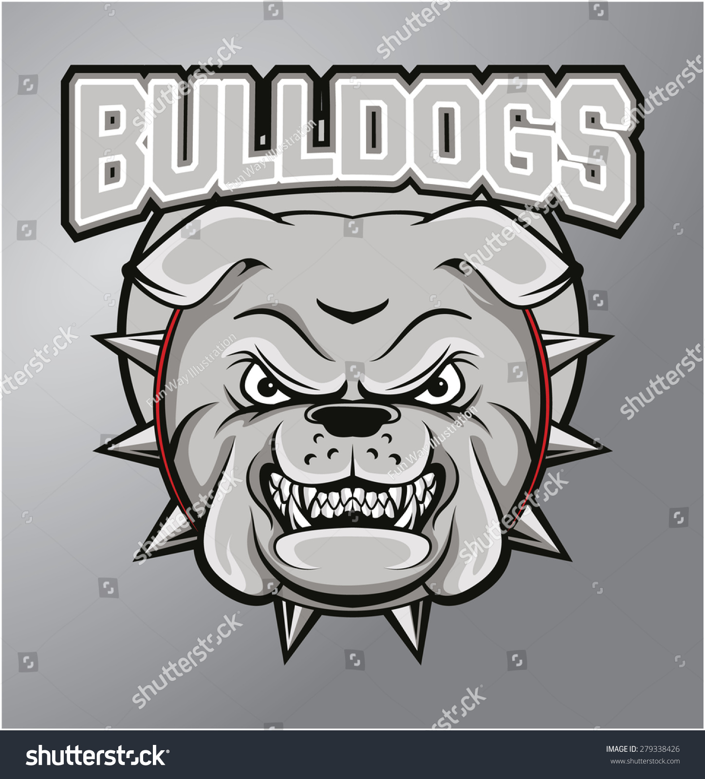 Gambar Grafiti Anjing Bulldog Sobgrafiti