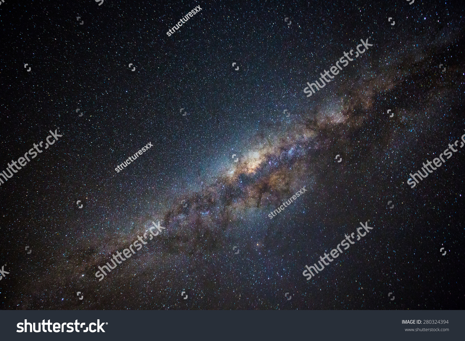 Clearly milky way found in Australia outback.  #280324394