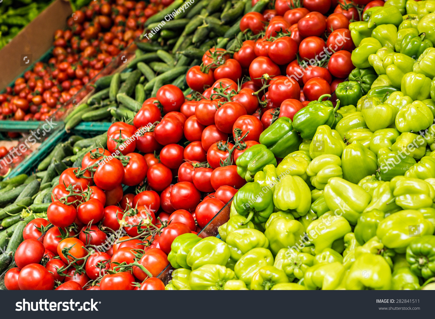vegetable Market  #282841511