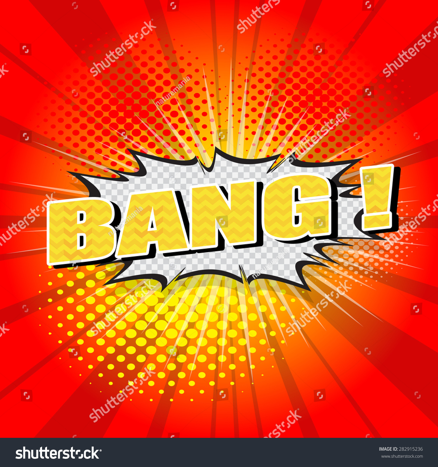 Bang ! Comic speech bubble cartoon - Royalty Free Stock Vector ...