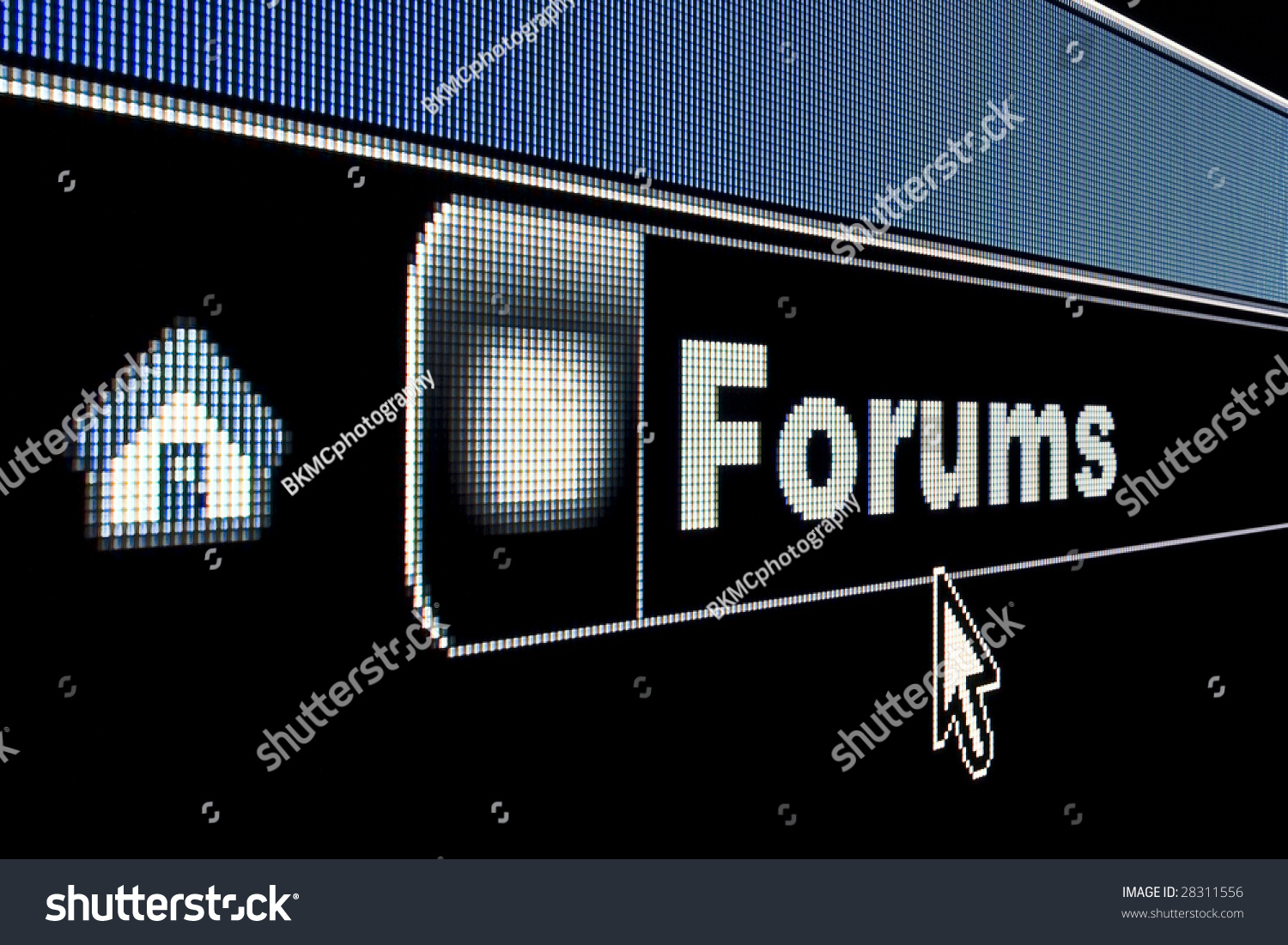 Forums concept on an internet browser URL address #28311556