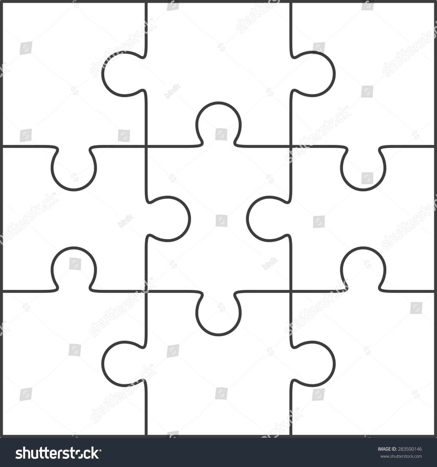royalty free jigsaw puzzle vector blank simple 283500146 stock royalty free jigsaw puzzle vector blank simple 283500146 stock