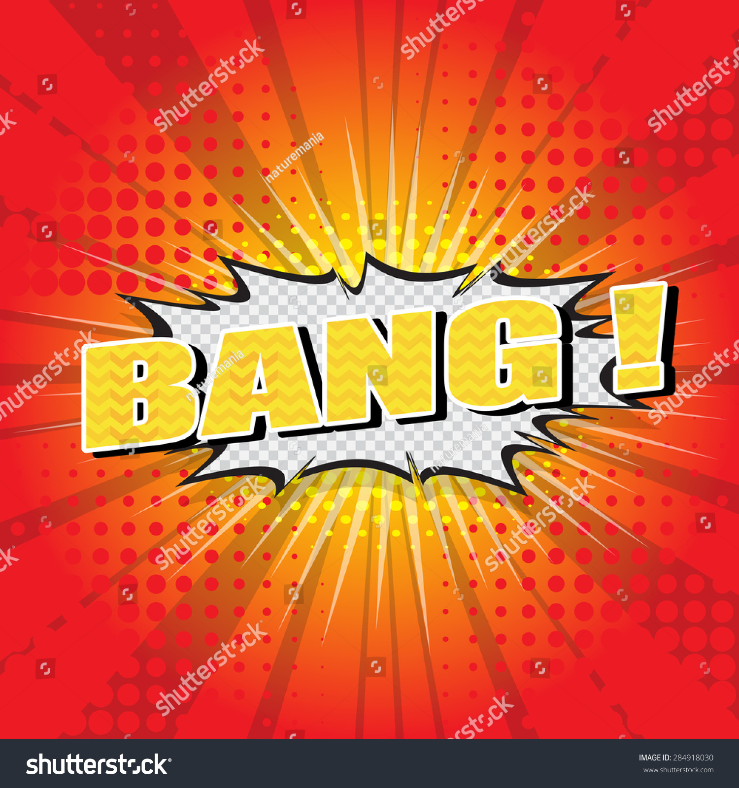 Bang ! Comic speech bubble cartoon - Royalty Free Stock Vector ...