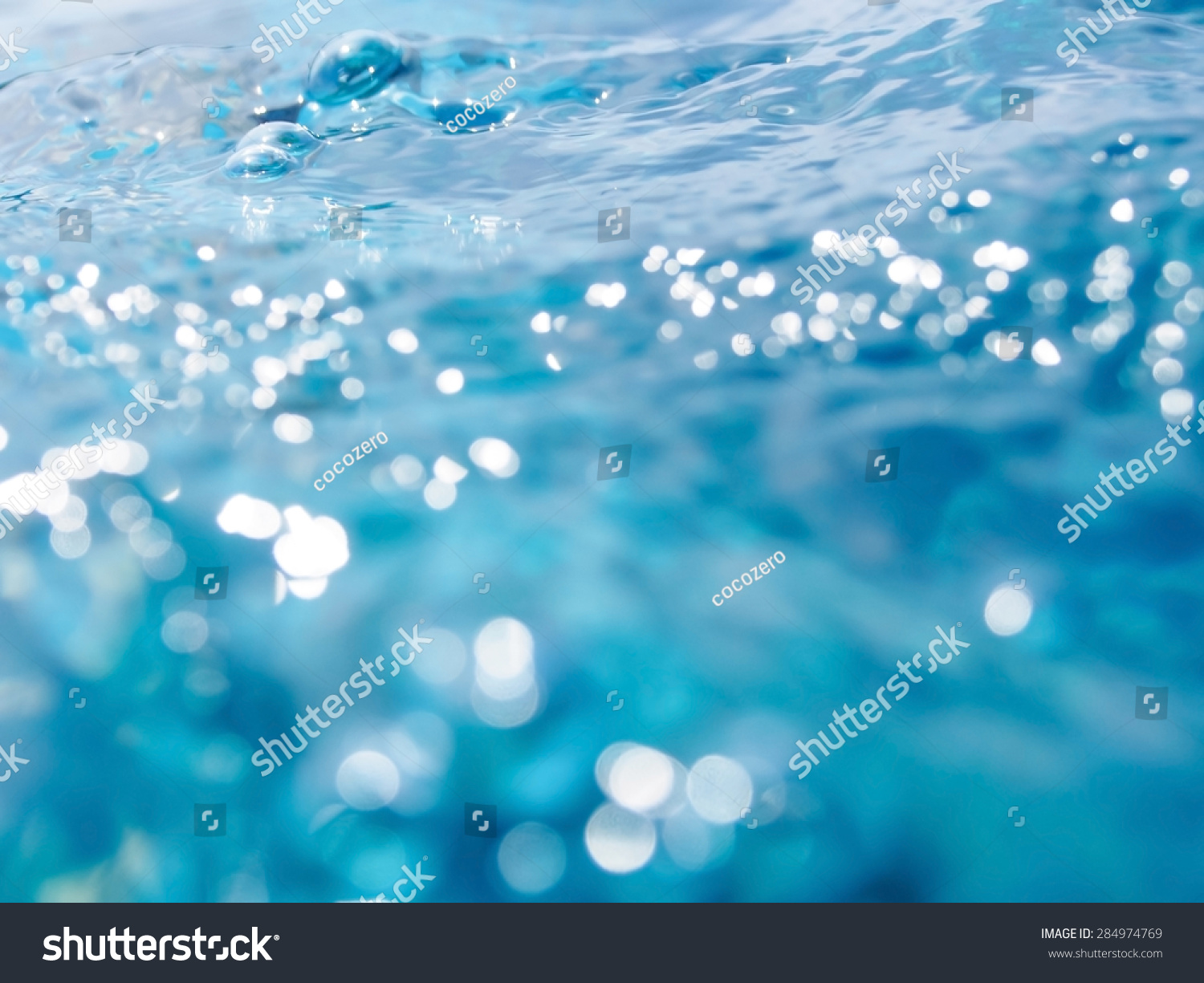 blur view of water surface for background #284974769