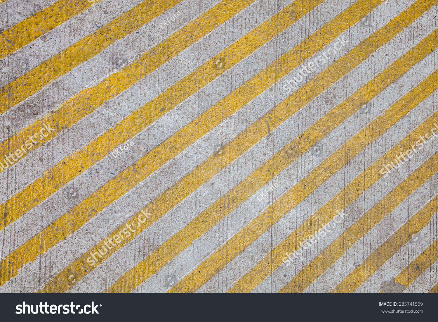 yellow line on the road texture #285741569
