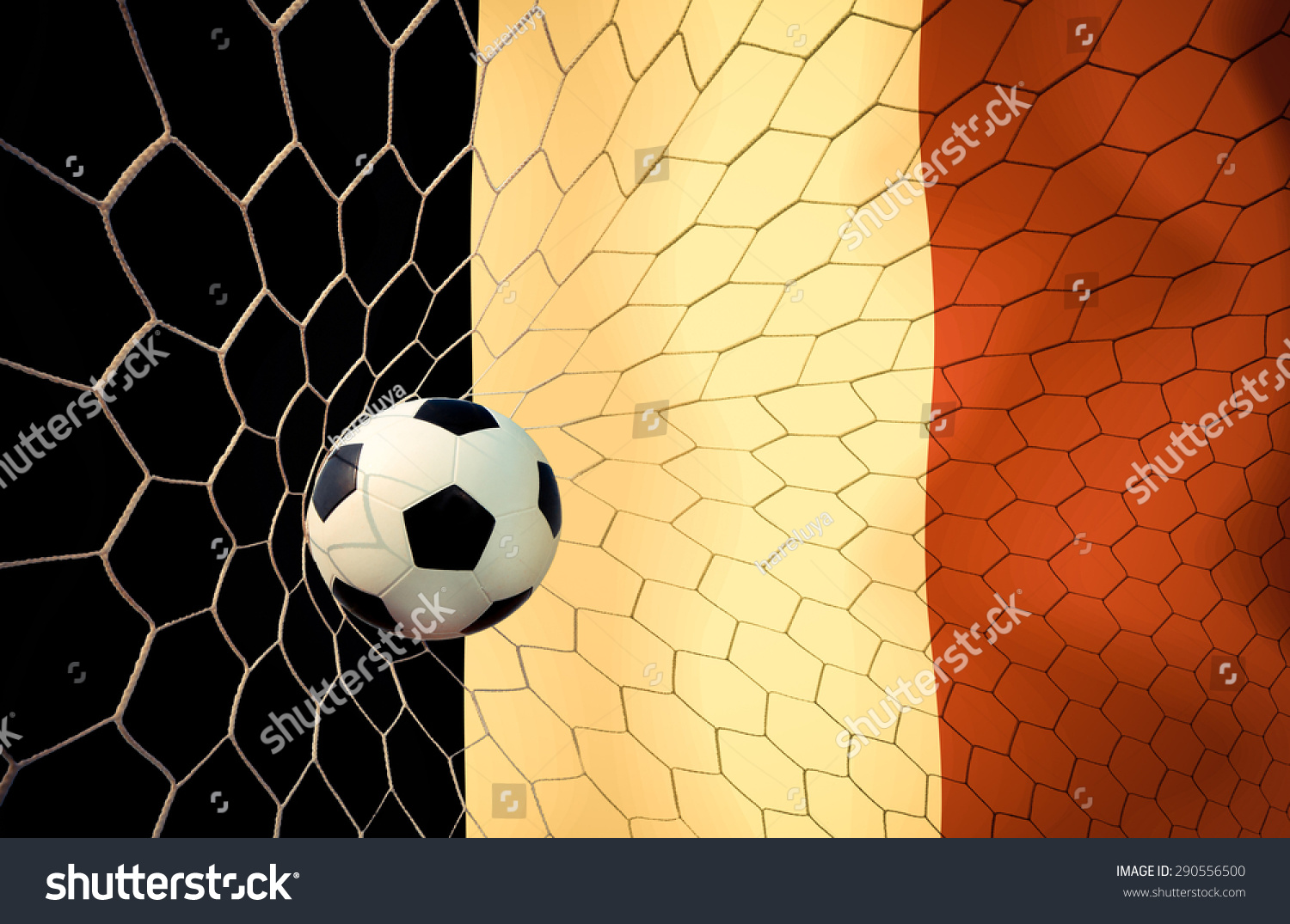 Belgium soccer ball Color Vintage #290556500