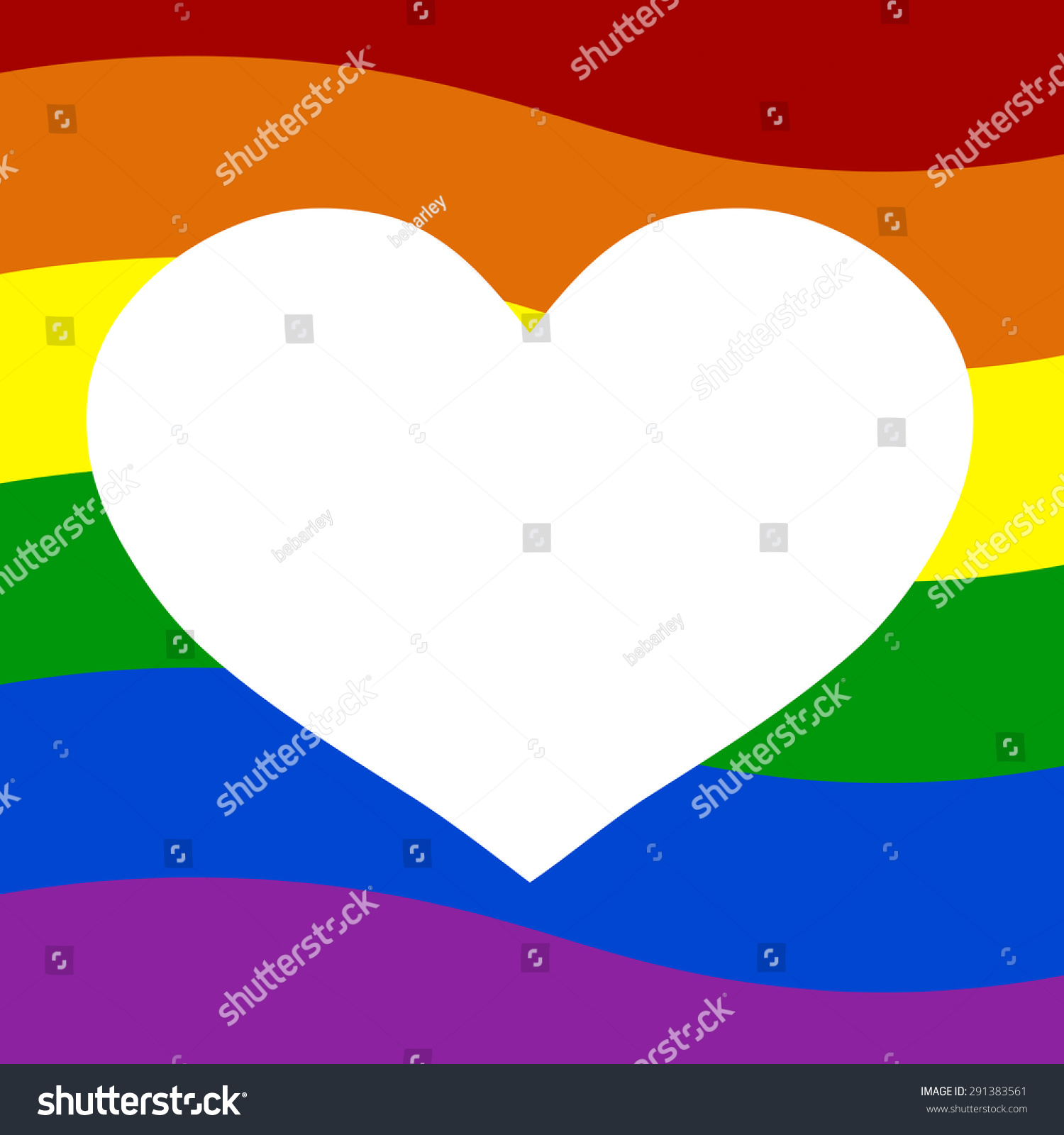 Heart in LGBT color - Royalty Free Stock Vector 291383561 - Avopix.com