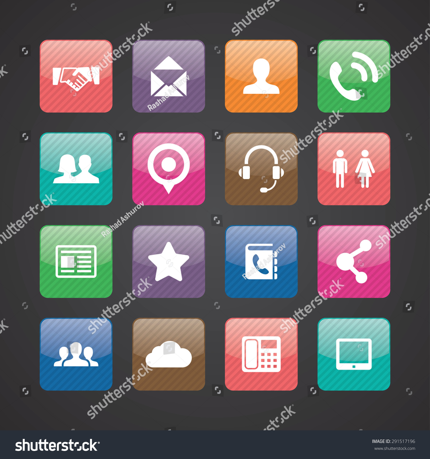 Communication Icons Universal Set For Web And Royalty Free Stock Vector 291517196 