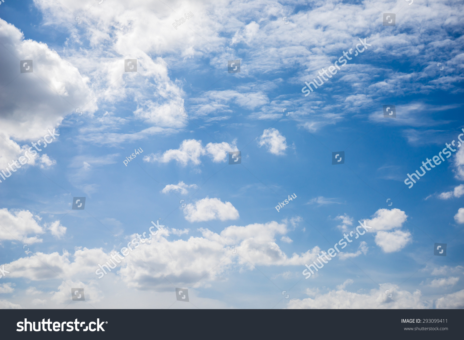 Beautiful clouds and blue sky. #293099411