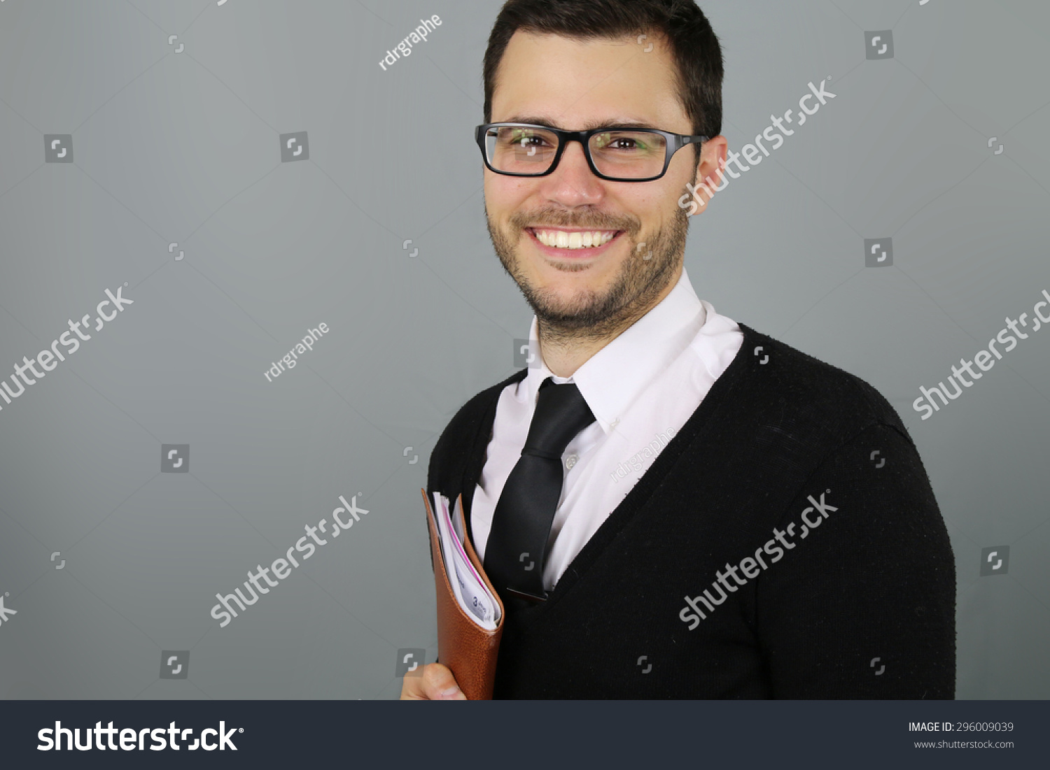 young teacher smiling #296009039
