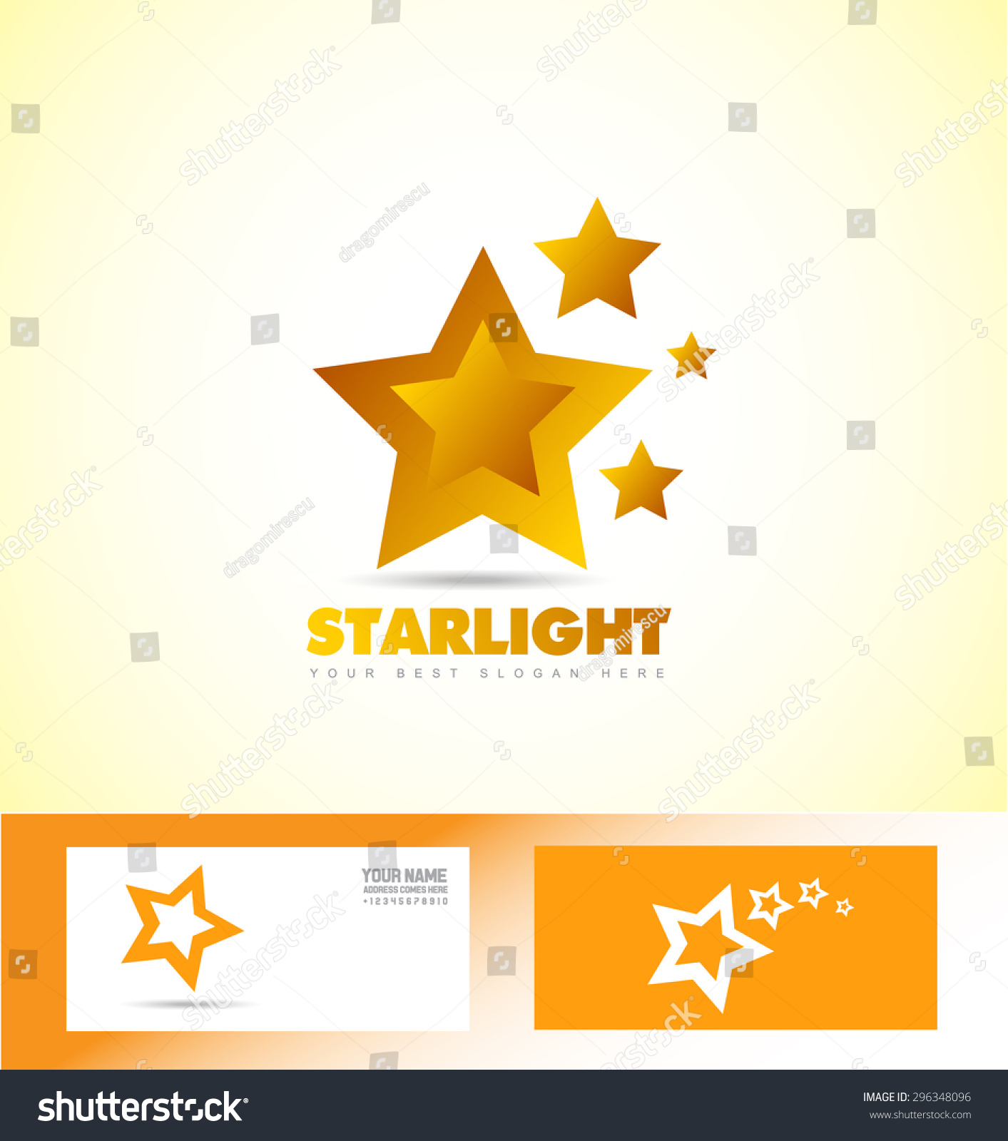 Vector Company Logo Icon Element Template Star - Royalty Free Stock ...