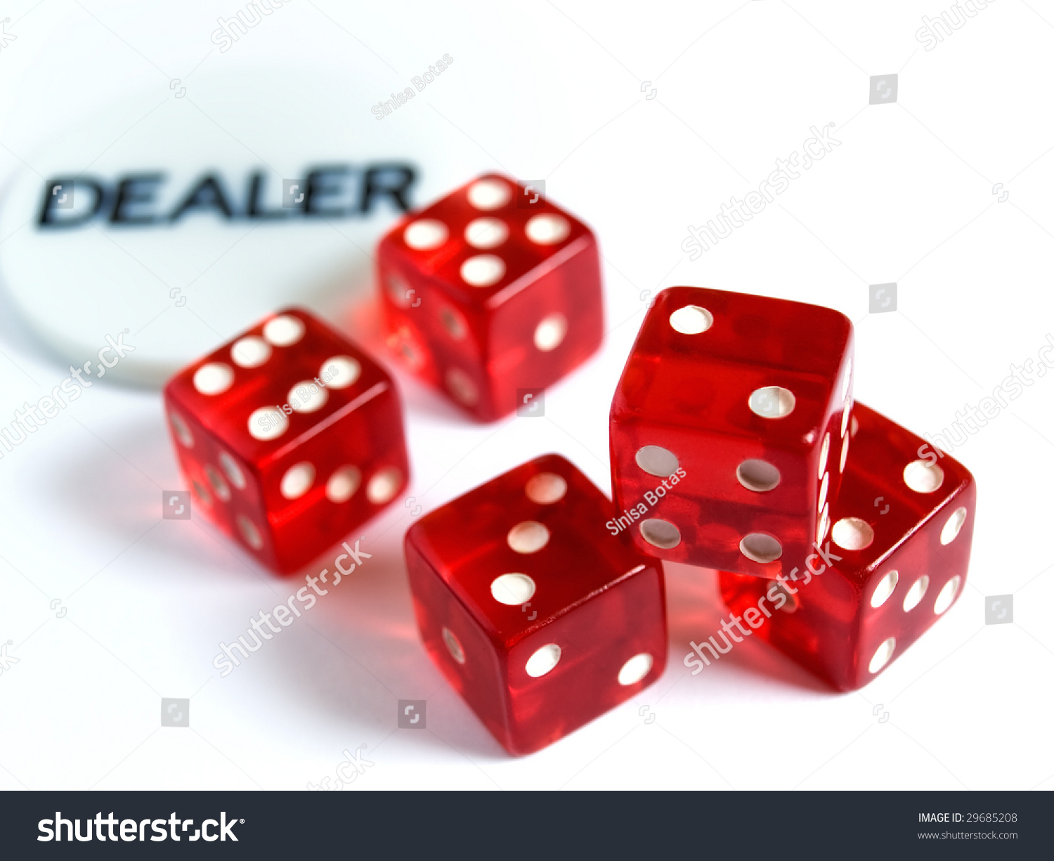 Conceptual image represent occupations or career in gambling or risk in  investment world. #29685208