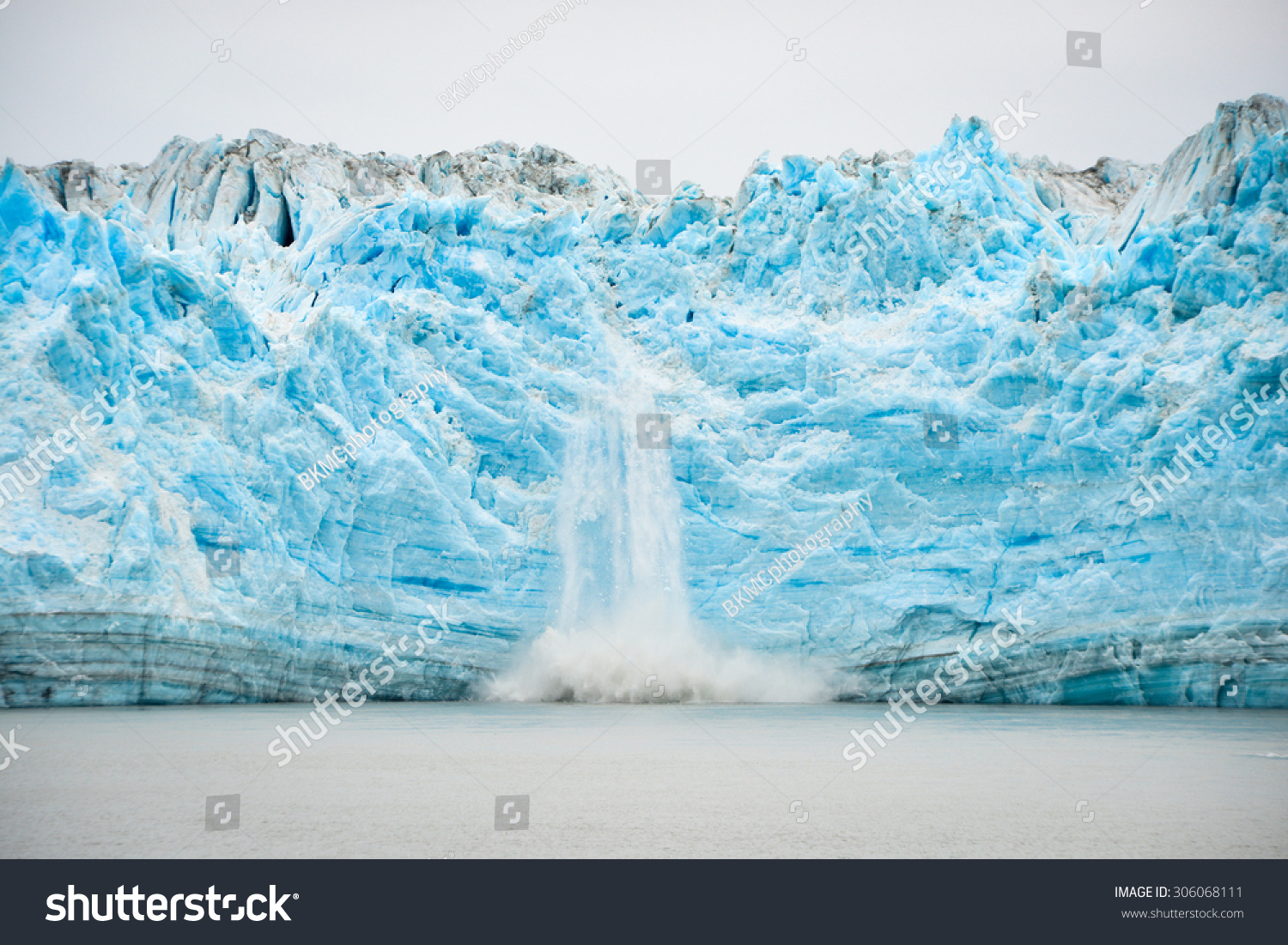 Hubbard Glacier Calving - Natural Phenomenon, soft focus #306068111