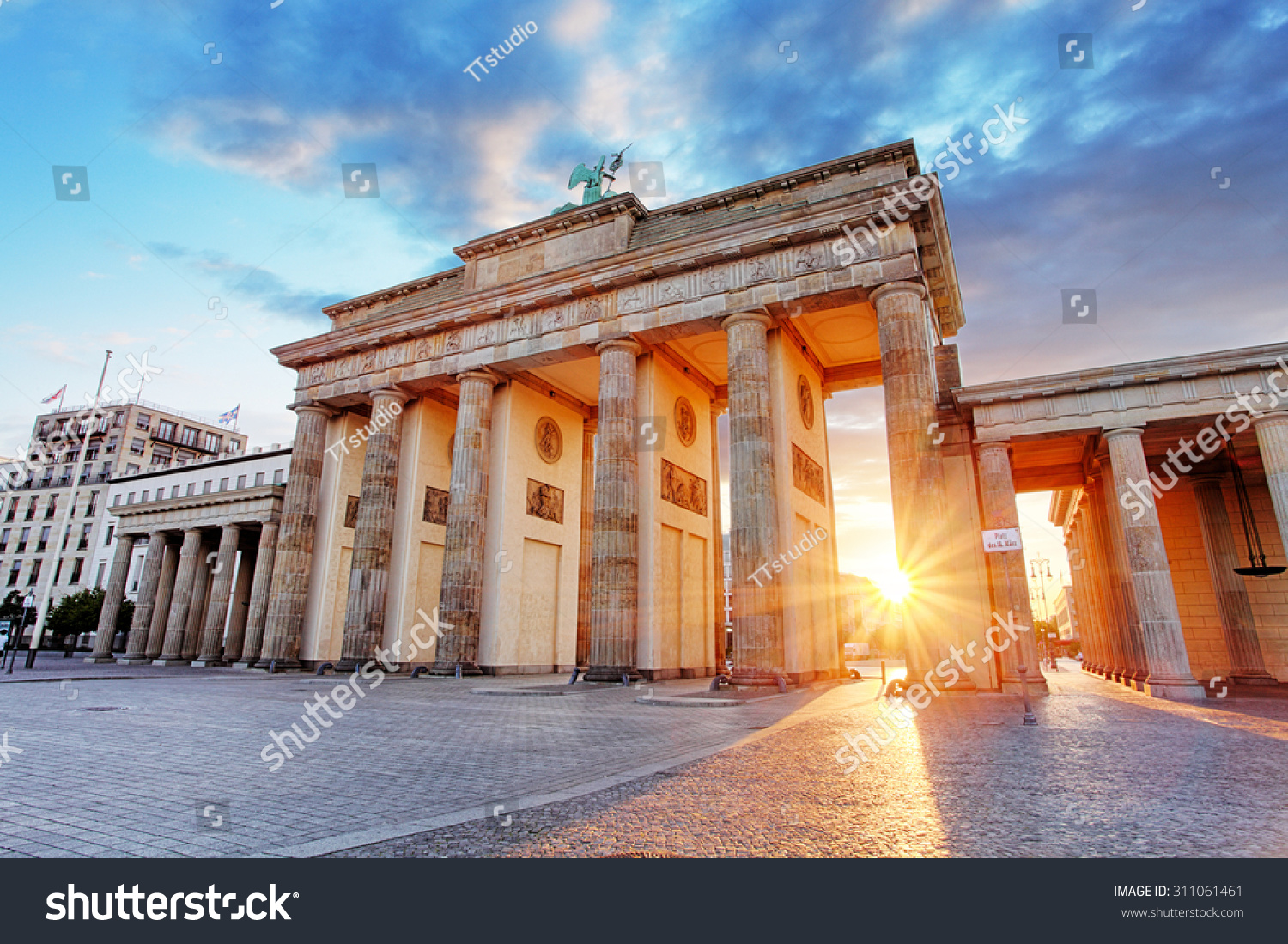 Berlin, Brandenburg gate, Germany #311061461