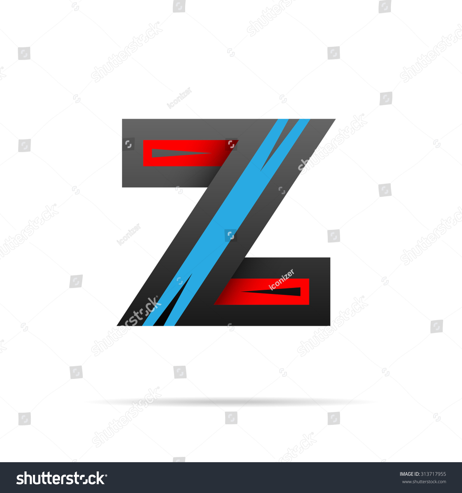 Logo for letter Z - Royalty Free Stock Vector 313717955 - Avopix.com