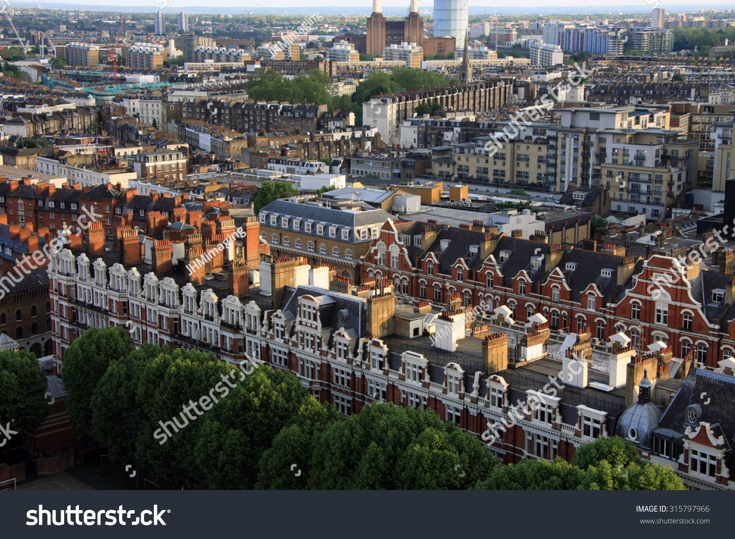 London Housing from the air #315797966