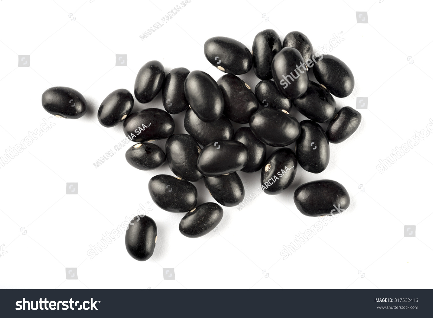 black beans isolated #317532416