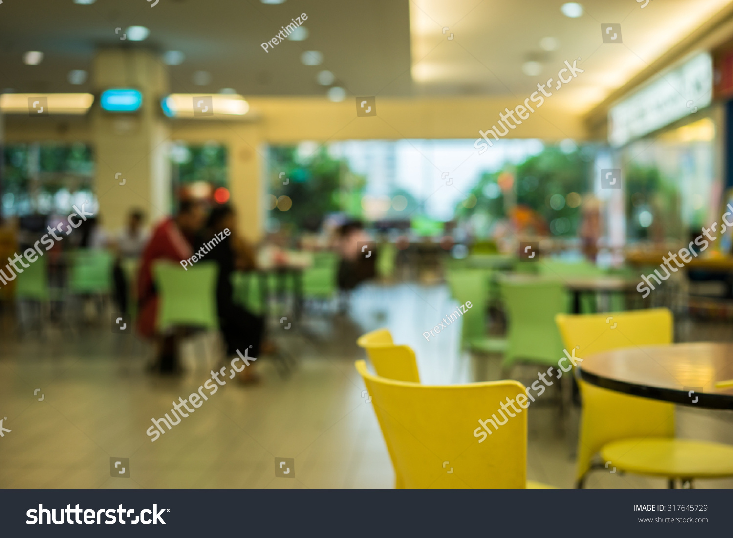 food restaurant blurry bokeh background #317645729