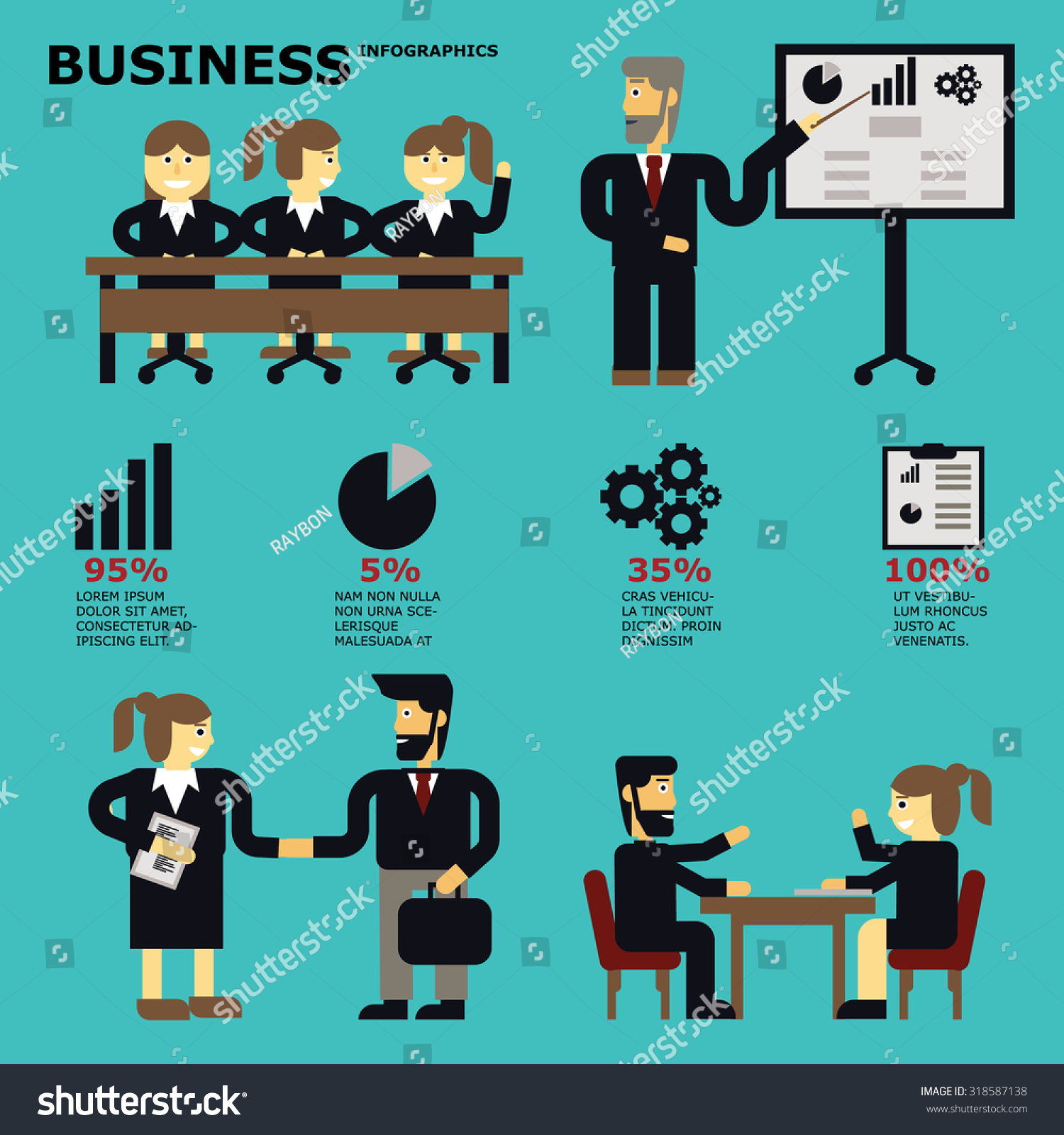 Business Infographics,Business Infographics, - Royalty Free Stock ...