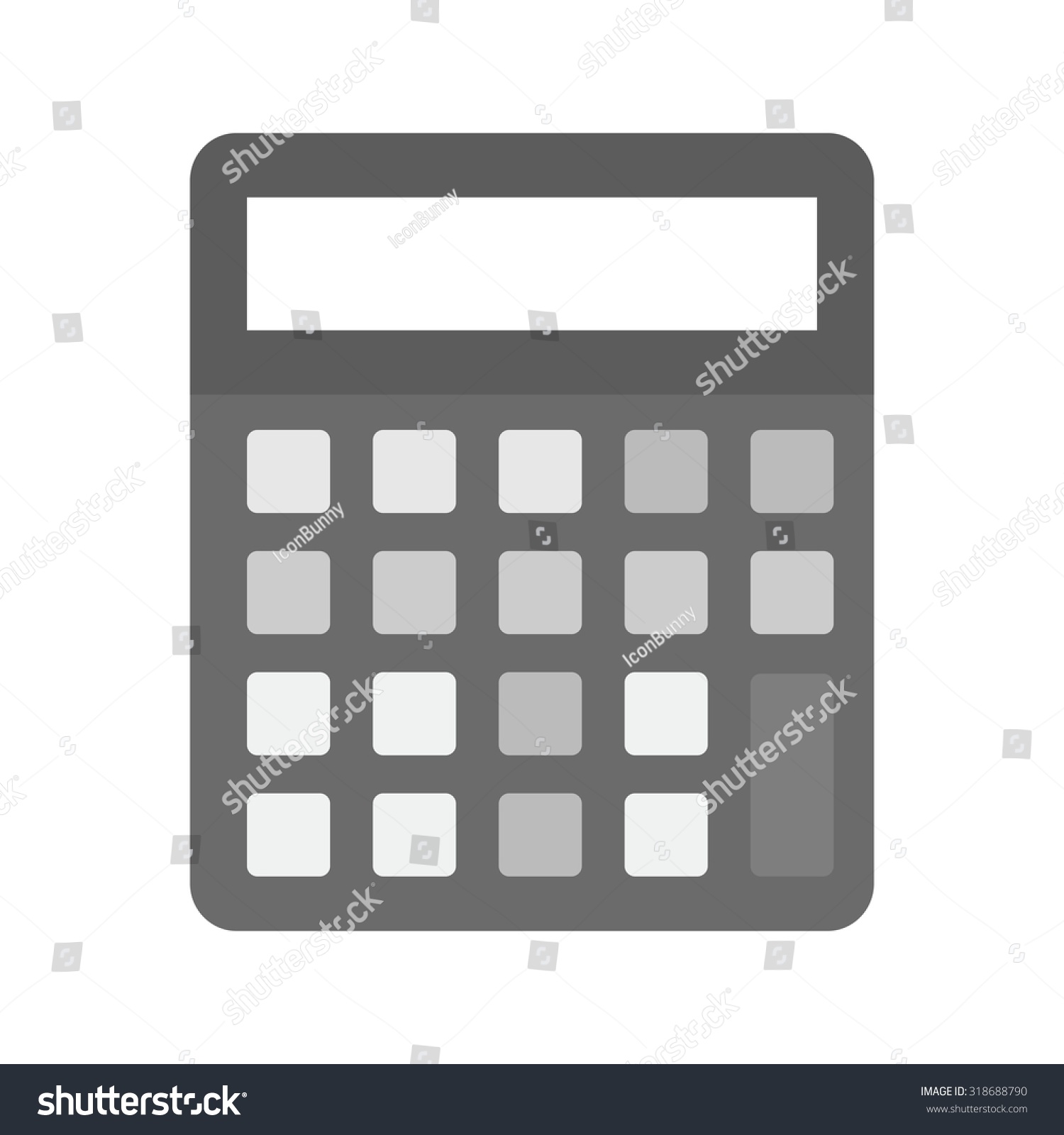 Calculator, count, electronic icon vector image. Can also be used for business, finance and accounts. Suitable for web apps, mobile apps and print media. #318688790