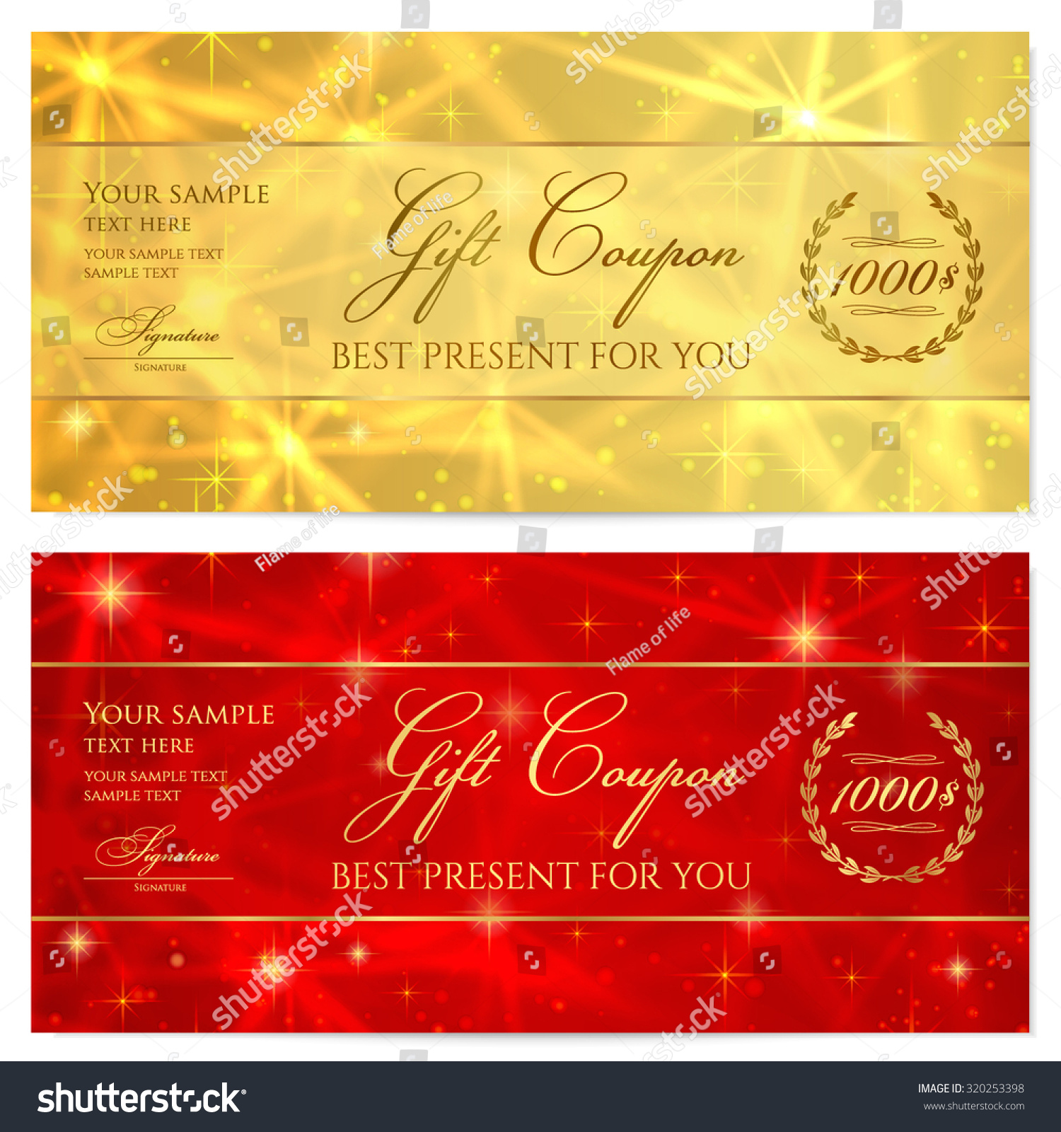 gift certificate voucher coupon reward or gift card template with sparkling twinkling - Free Gift Card Rewards gift certificate voucher coupon reward or gift card template with sparkling twinkling - Free Gift Card Rewards