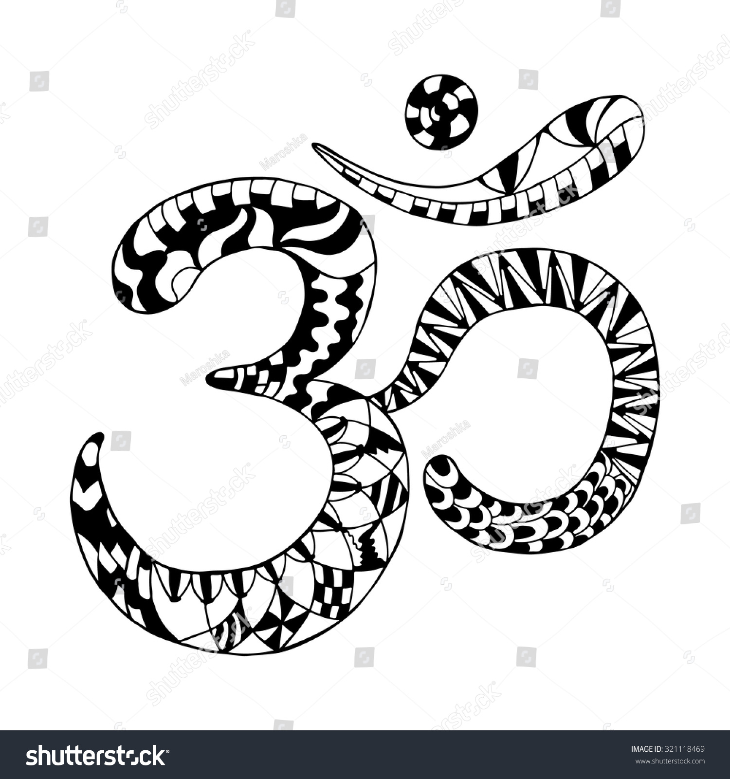 royalty free zentangle om symbol aum ohm hand u2026 321118469 stock royalty free zentangle om symbol aum ohm hand u2026 321118469 stock