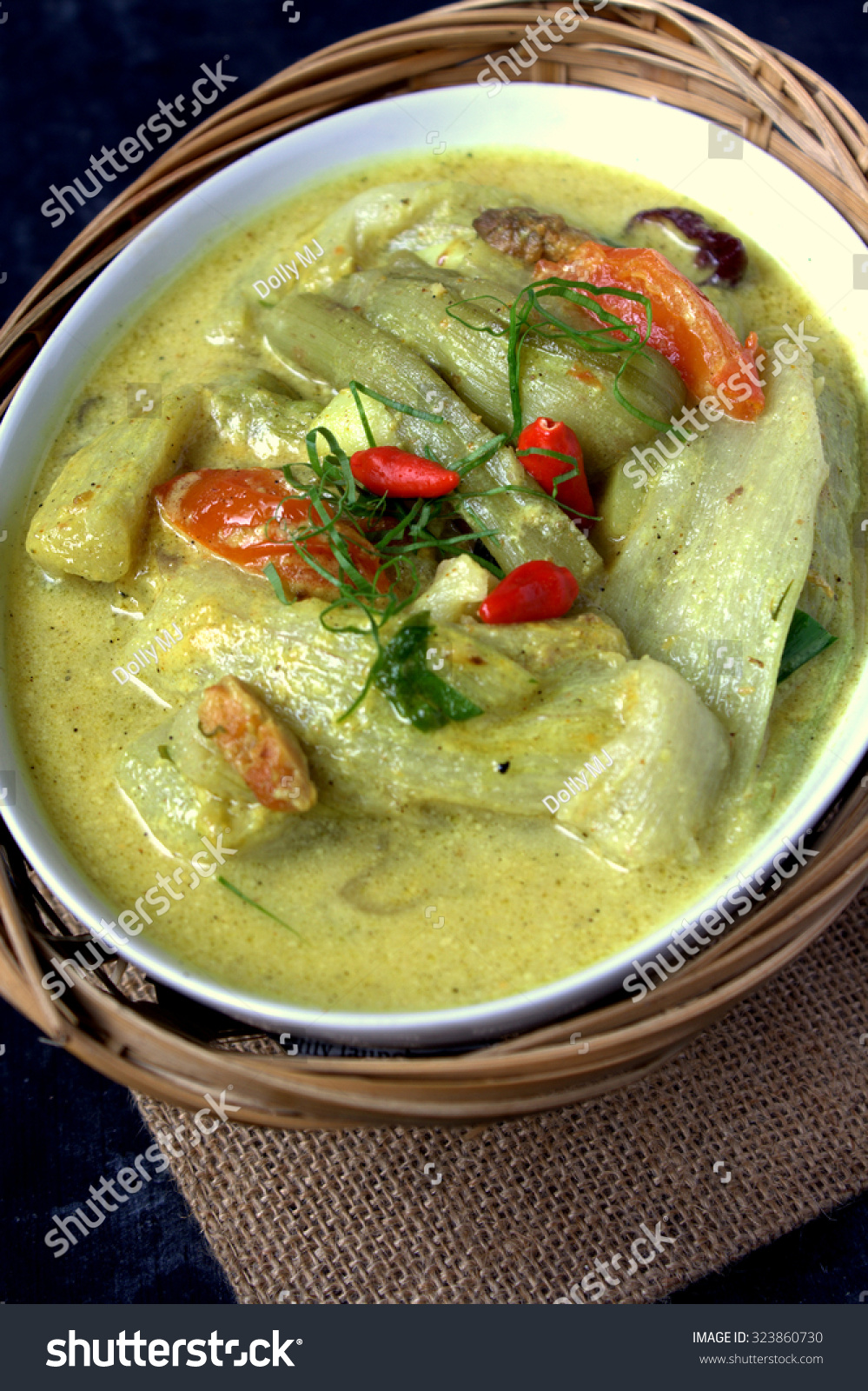 Keladi Or Lompong Masak Lemak Traditional Royalty Free Stock Photo 323860730 Avopix Com