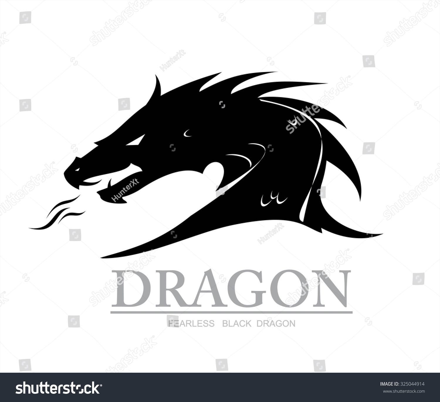 royalty free dragon black dragon dragon head 325044914 stock