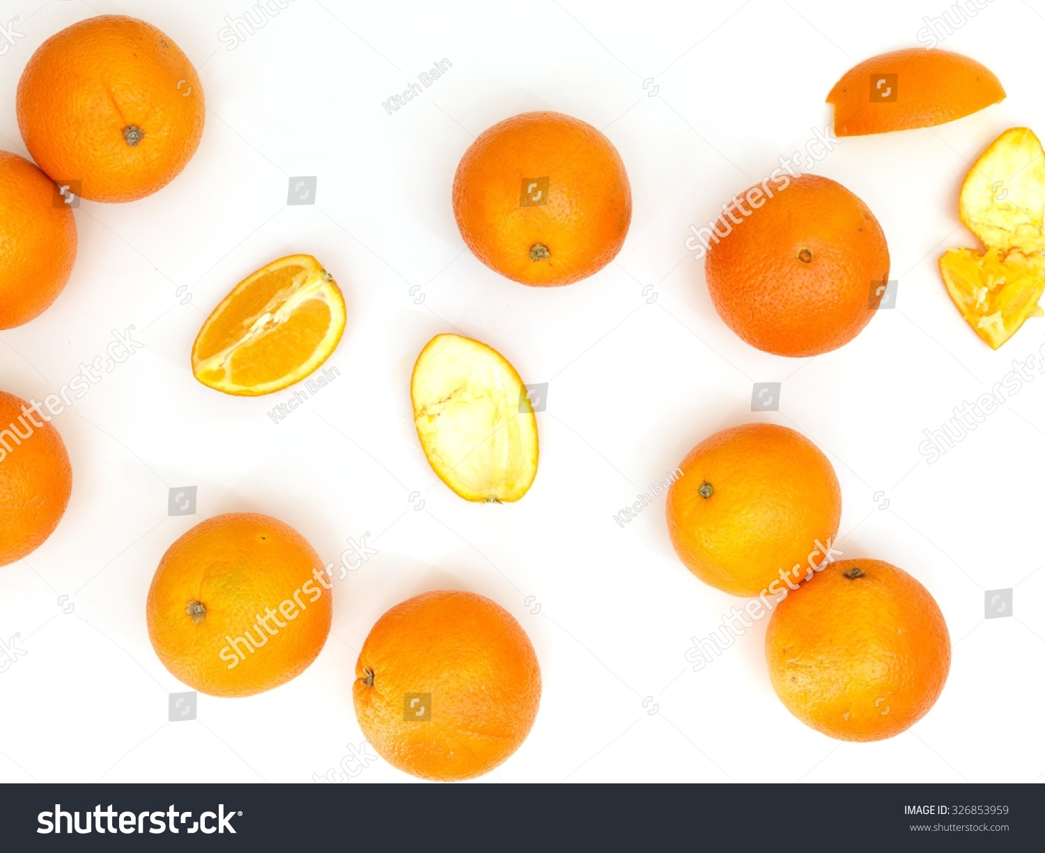A close up photo of fresh oranges #326853959