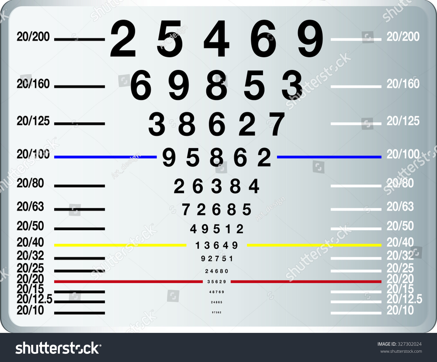 eye-sight-test-chart-or-snellen-chart-royalty-free-stock-vector