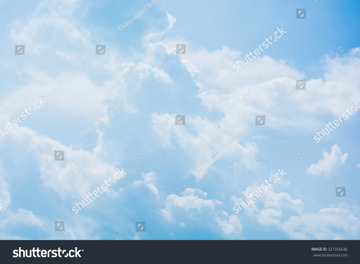 Clouds in the field #327356636