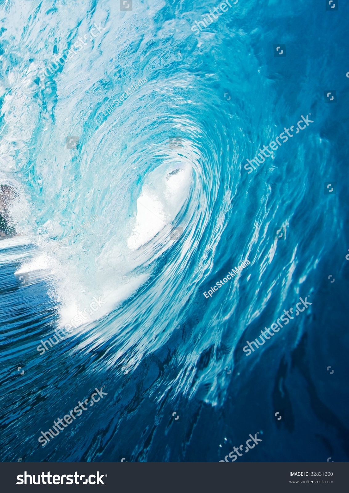 Epic Surfing Wave #32831200