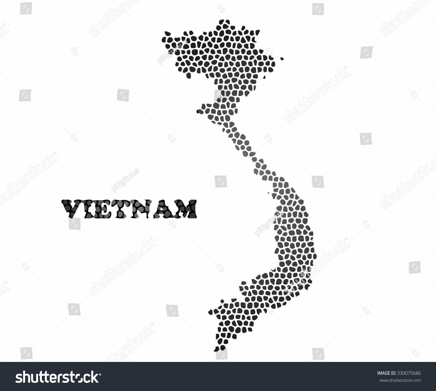 Concept map of Vietnam, vector design - Royalty Free Stock Vector 330075686 - Avopix.com