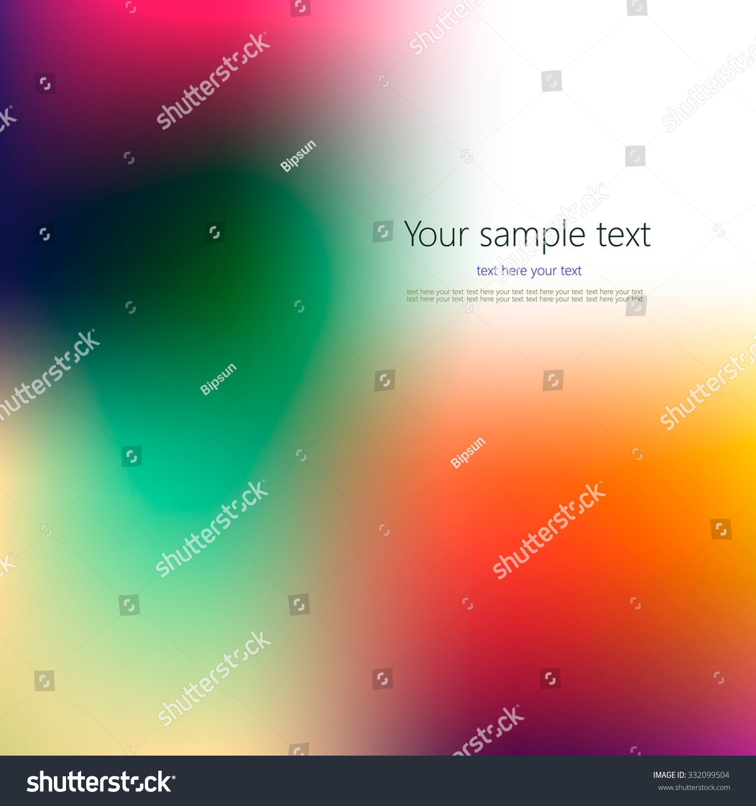 Abstract colorful background with place for your text. #332099504