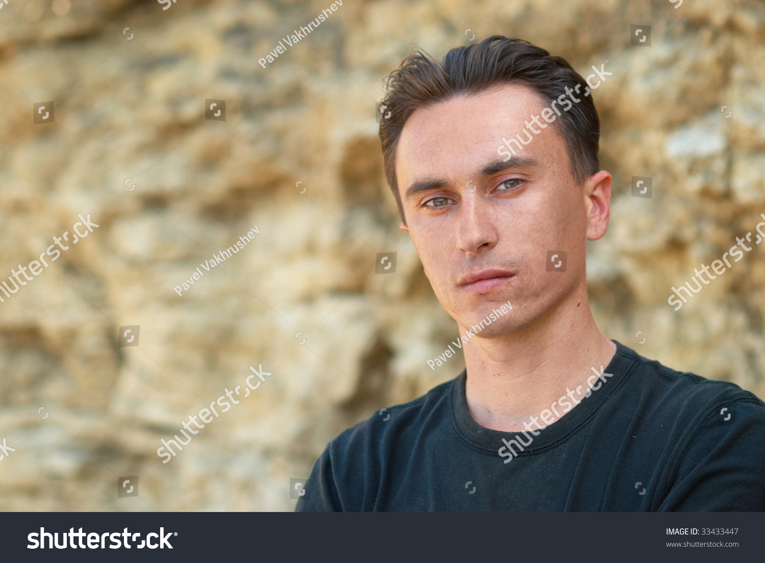 Portrait of young man with soft background #33433447