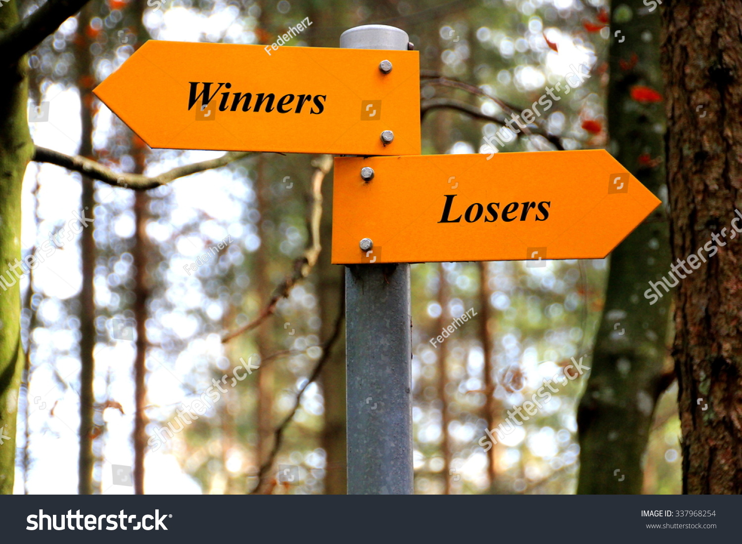 There will be always winners and losers #337968254