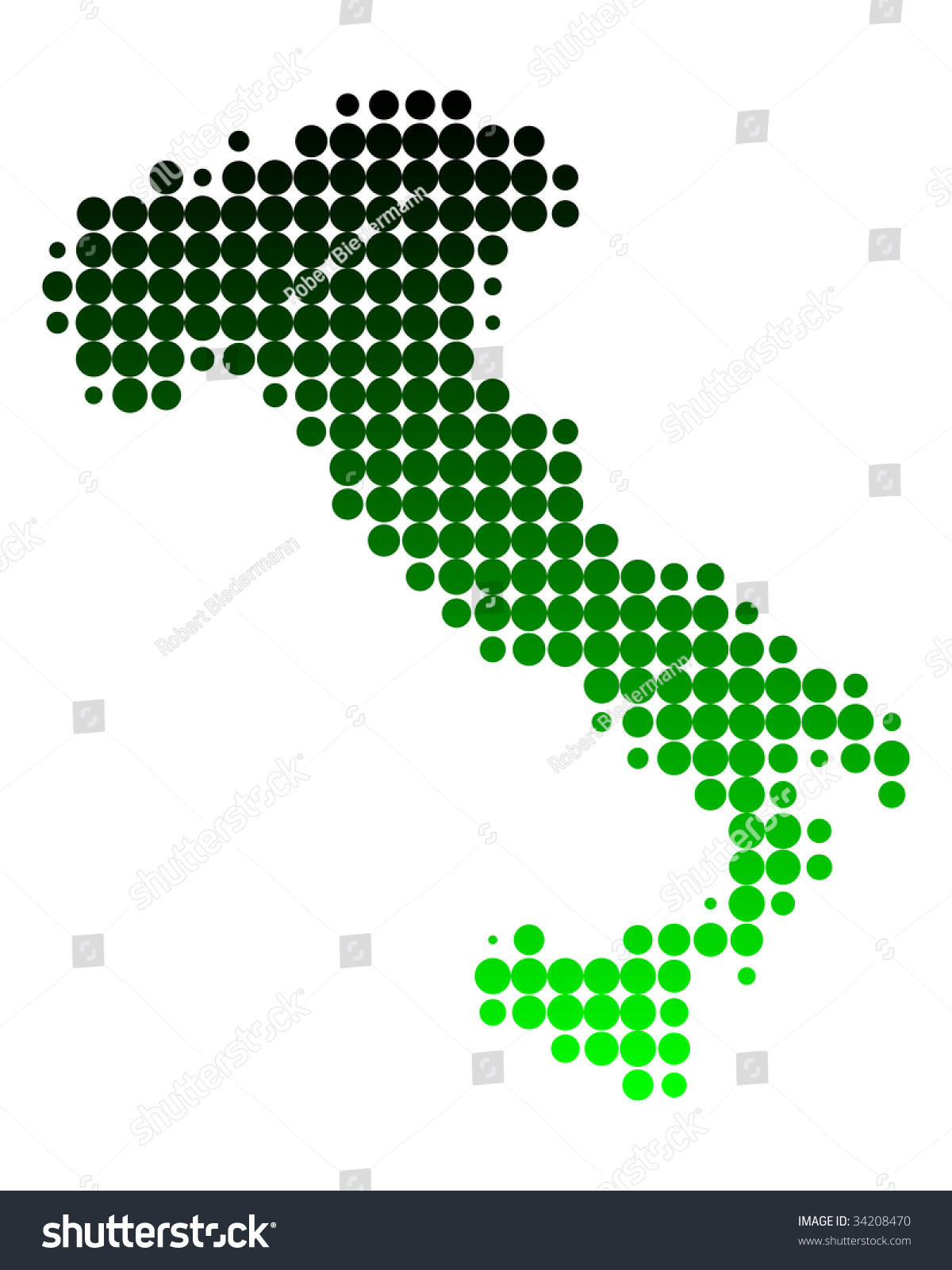 Map of Italy #34208470