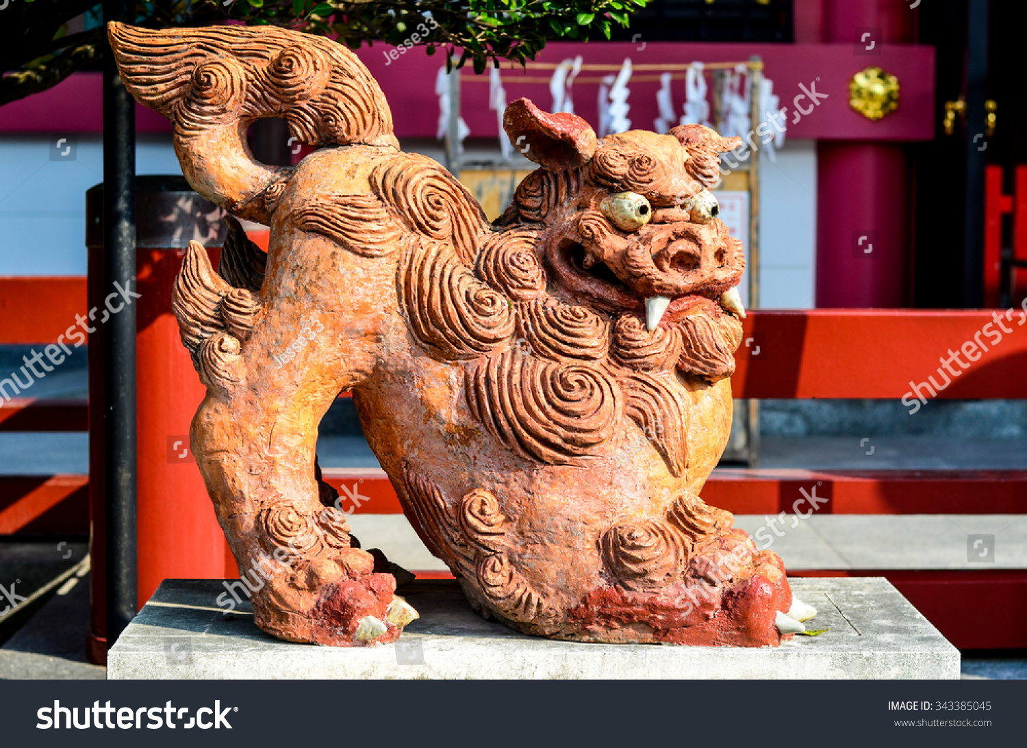 Shisha Lion Dog Guardian In Okinawa Royalty Free Stock Photo Avopix Com