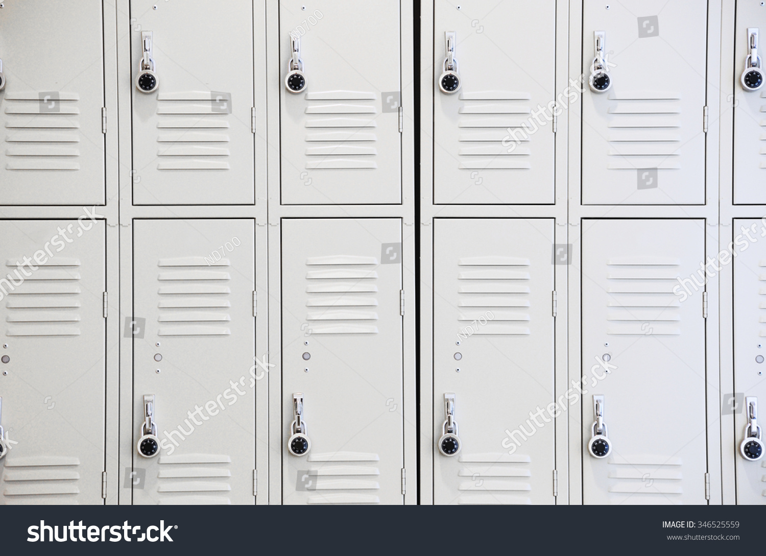 close up on lockers in gym #346525559