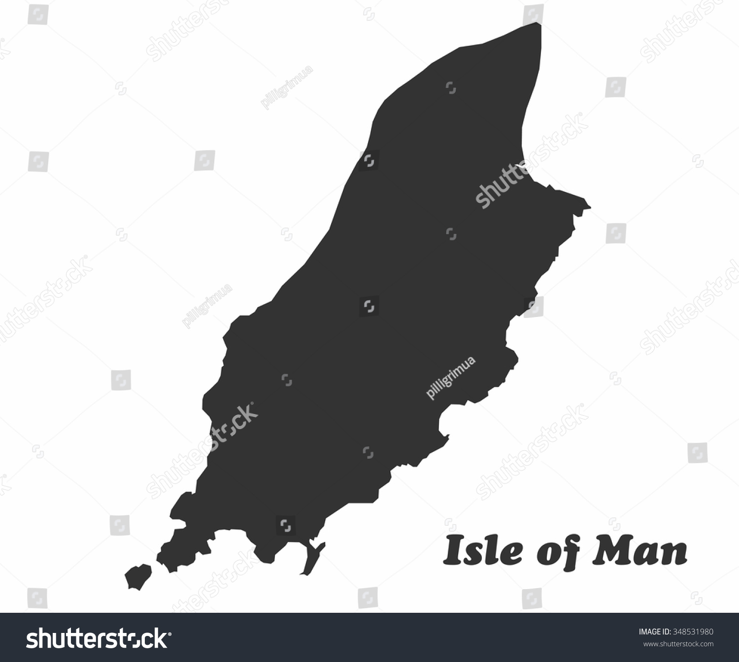 Concept map of Isle of Man, vector design - Royalty Free Stock Vector ...