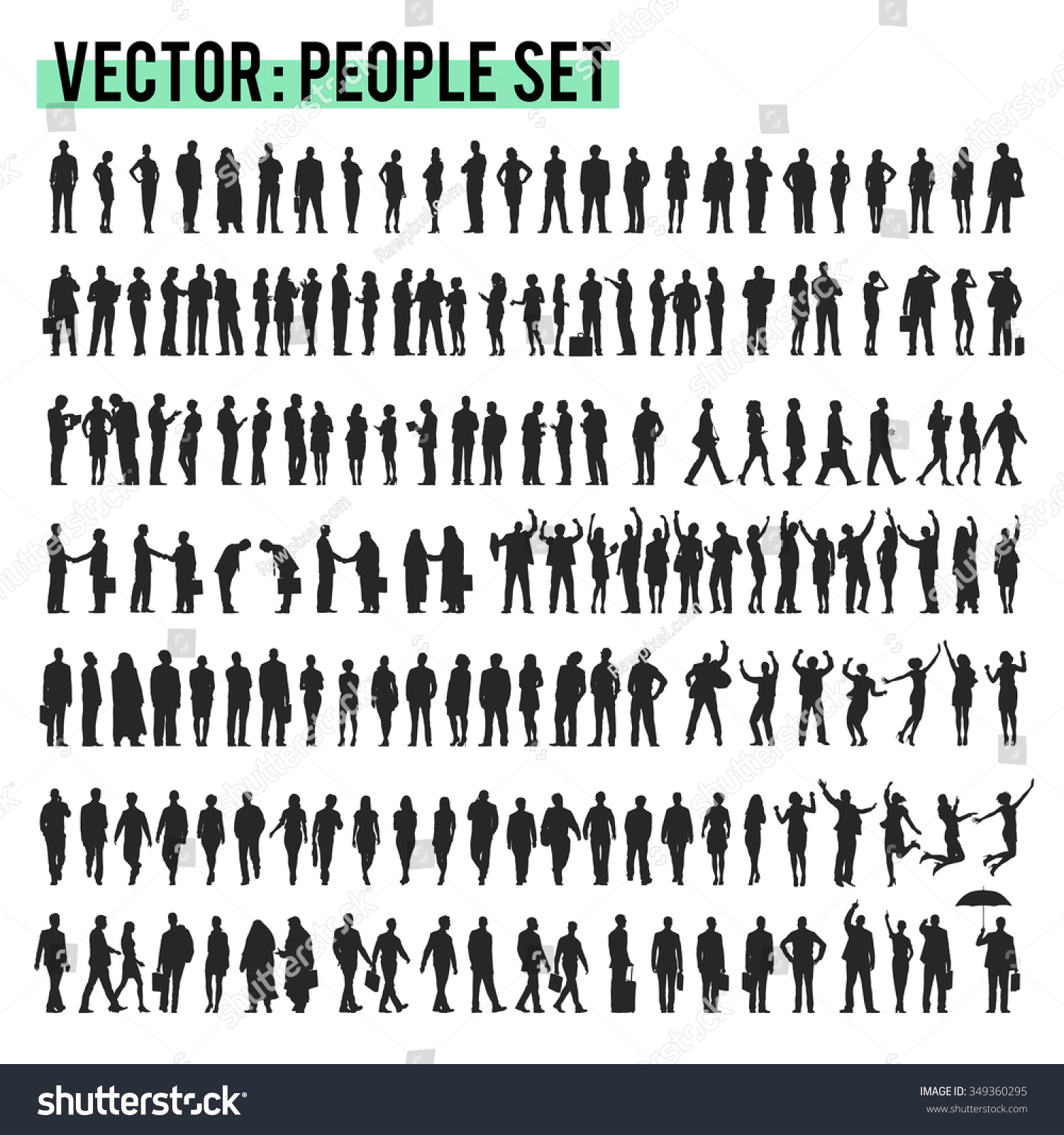 Vector Business People Corporate Company Concept #349360295