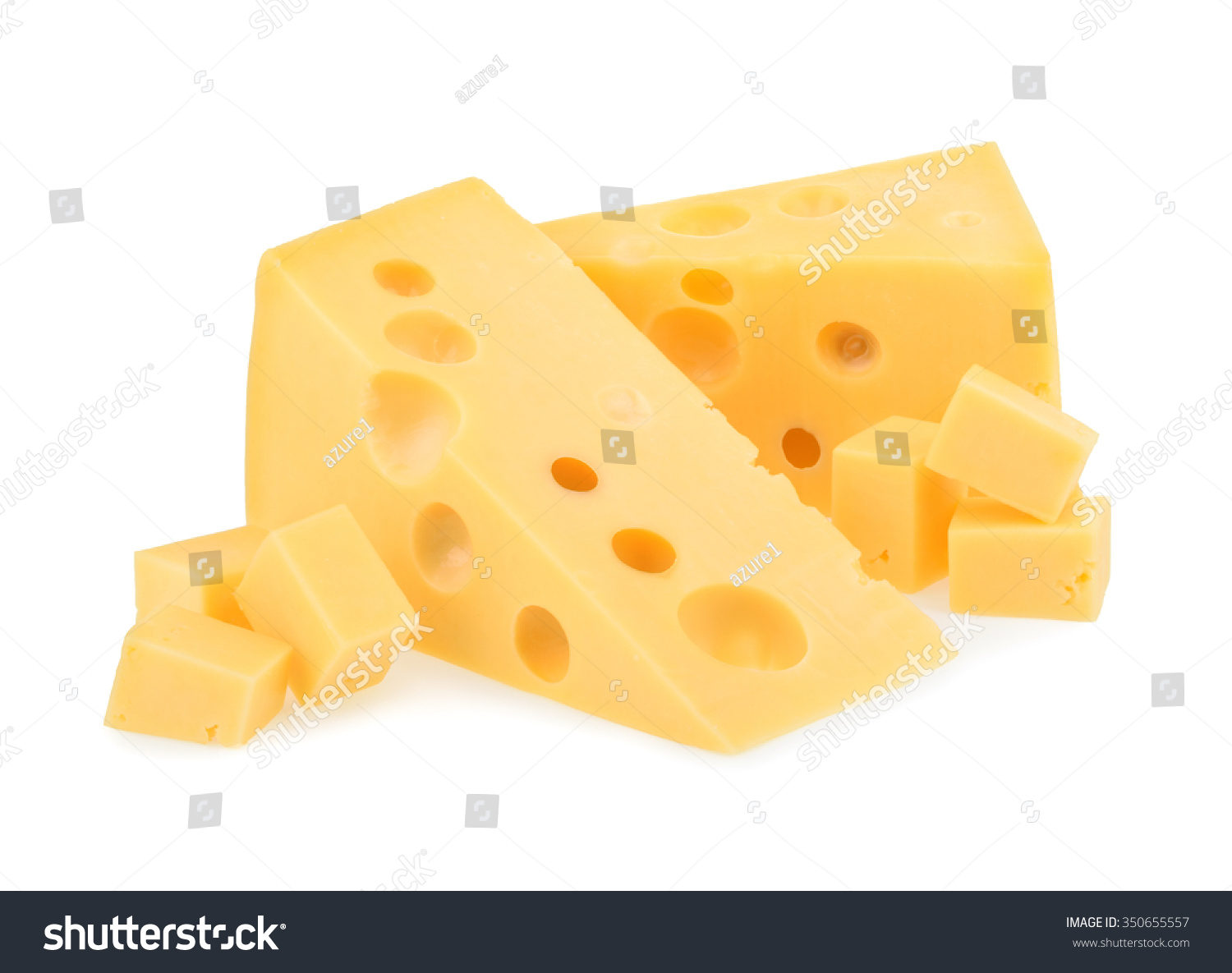 piece of cheese isolated #350655557