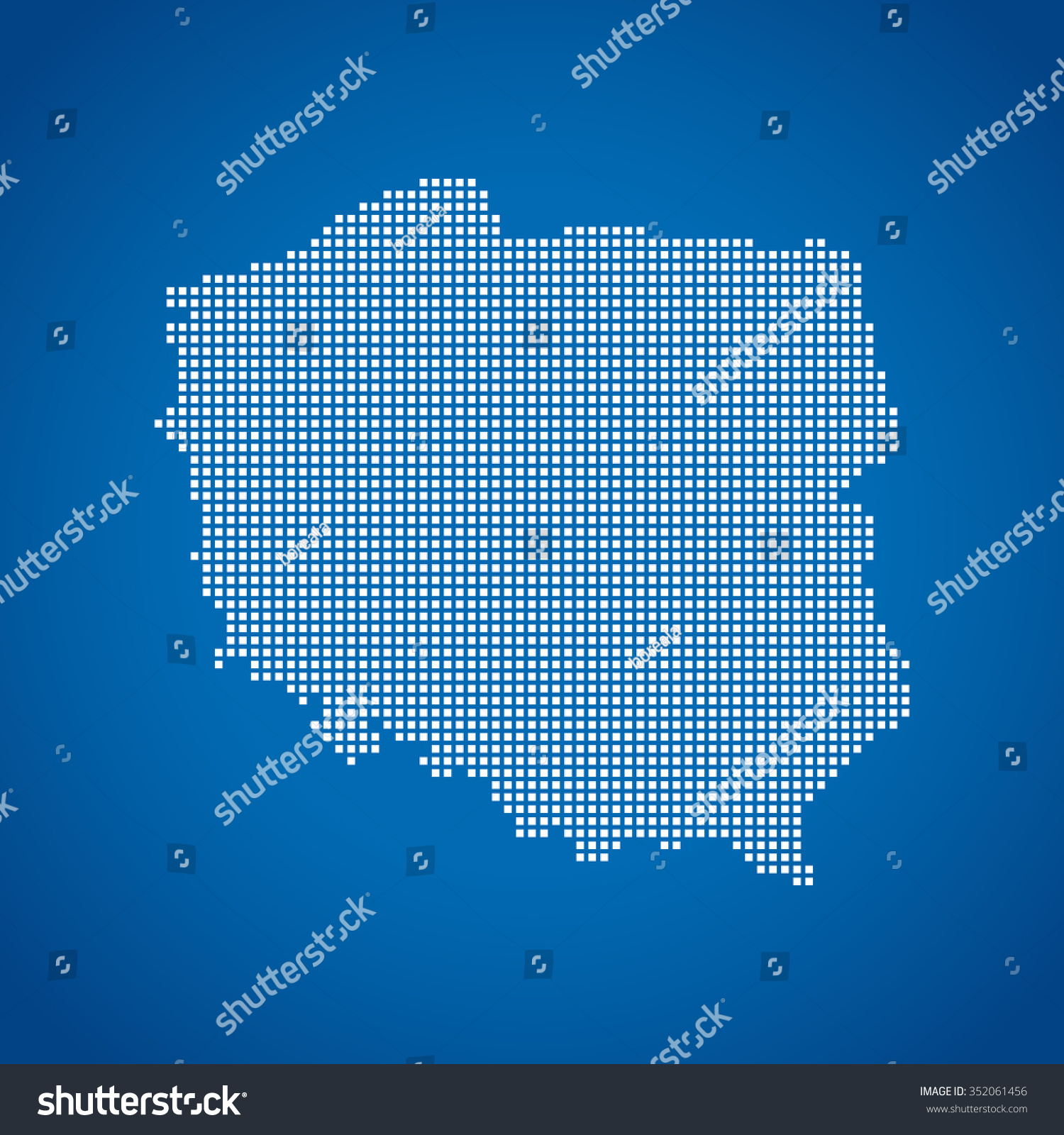 map of Poland - Royalty Free Stock Vector 352061456 - Avopix.com