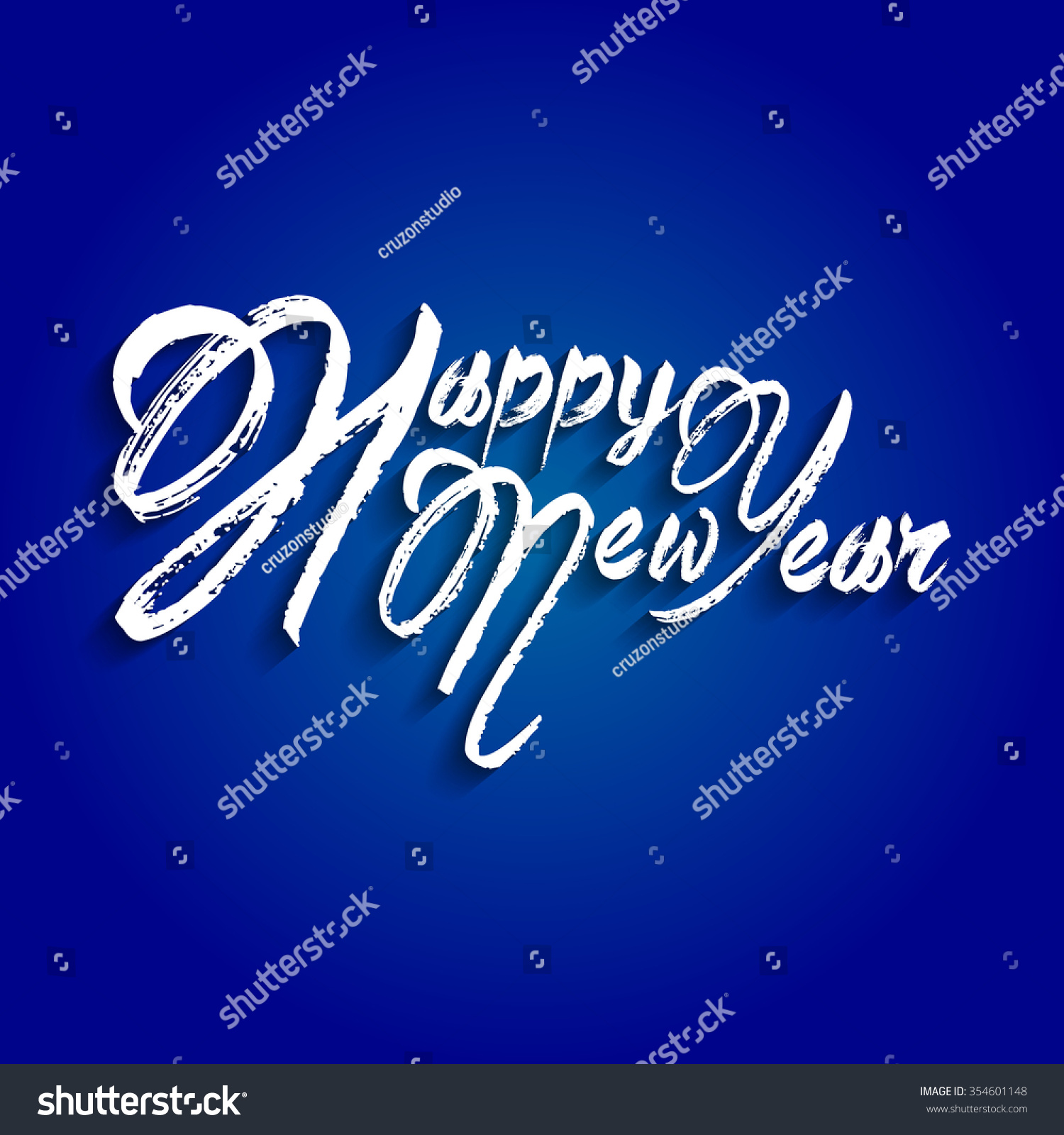 happy new year 2016, greeting or illustration with beautiful text for new year 2016. #354601148