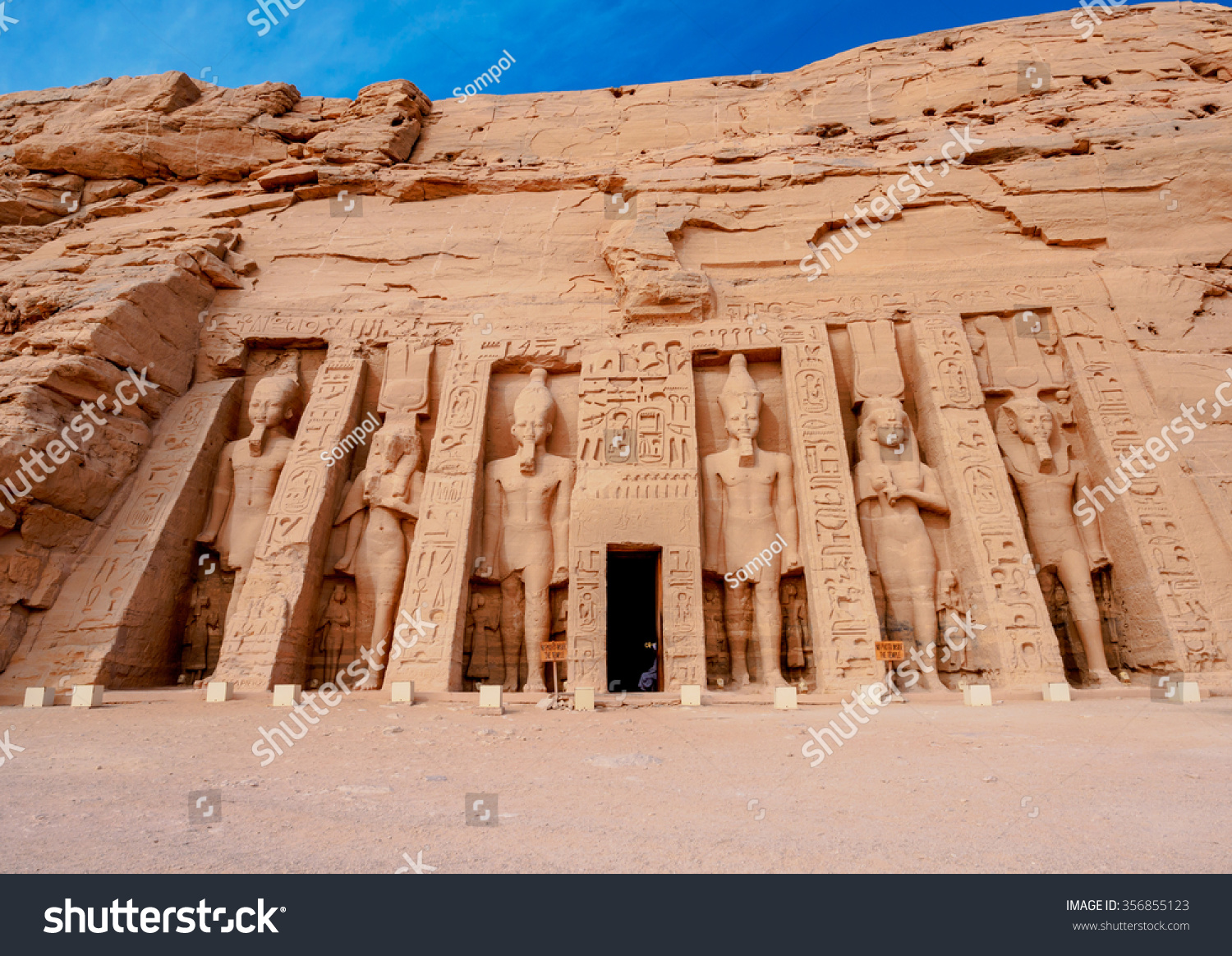The temple of Nefertari at Abu simbel #356855123