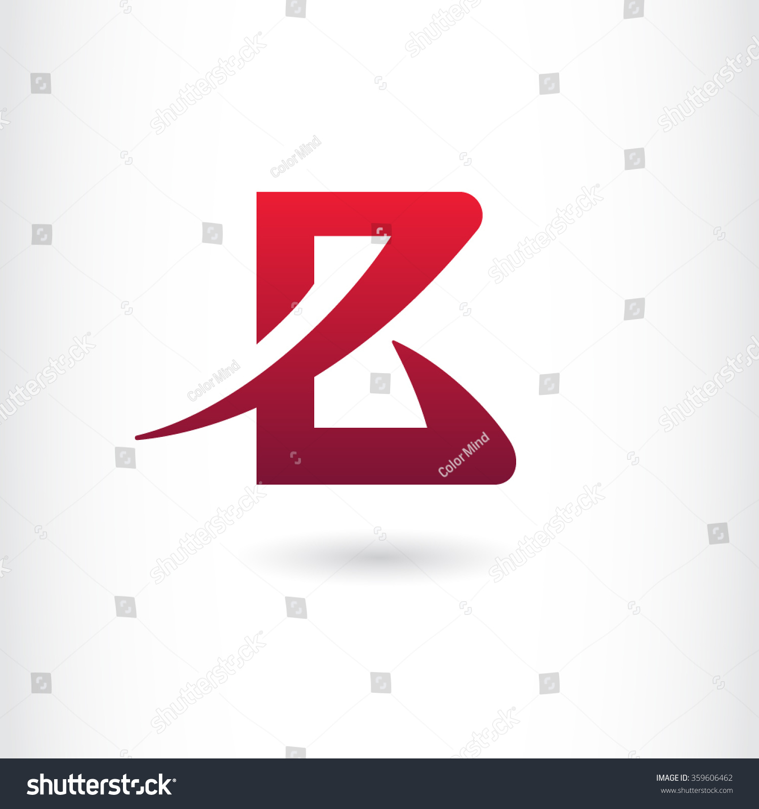 Letter B Logo - Royalty Free Stock Vector 359606462 - Avopix.com