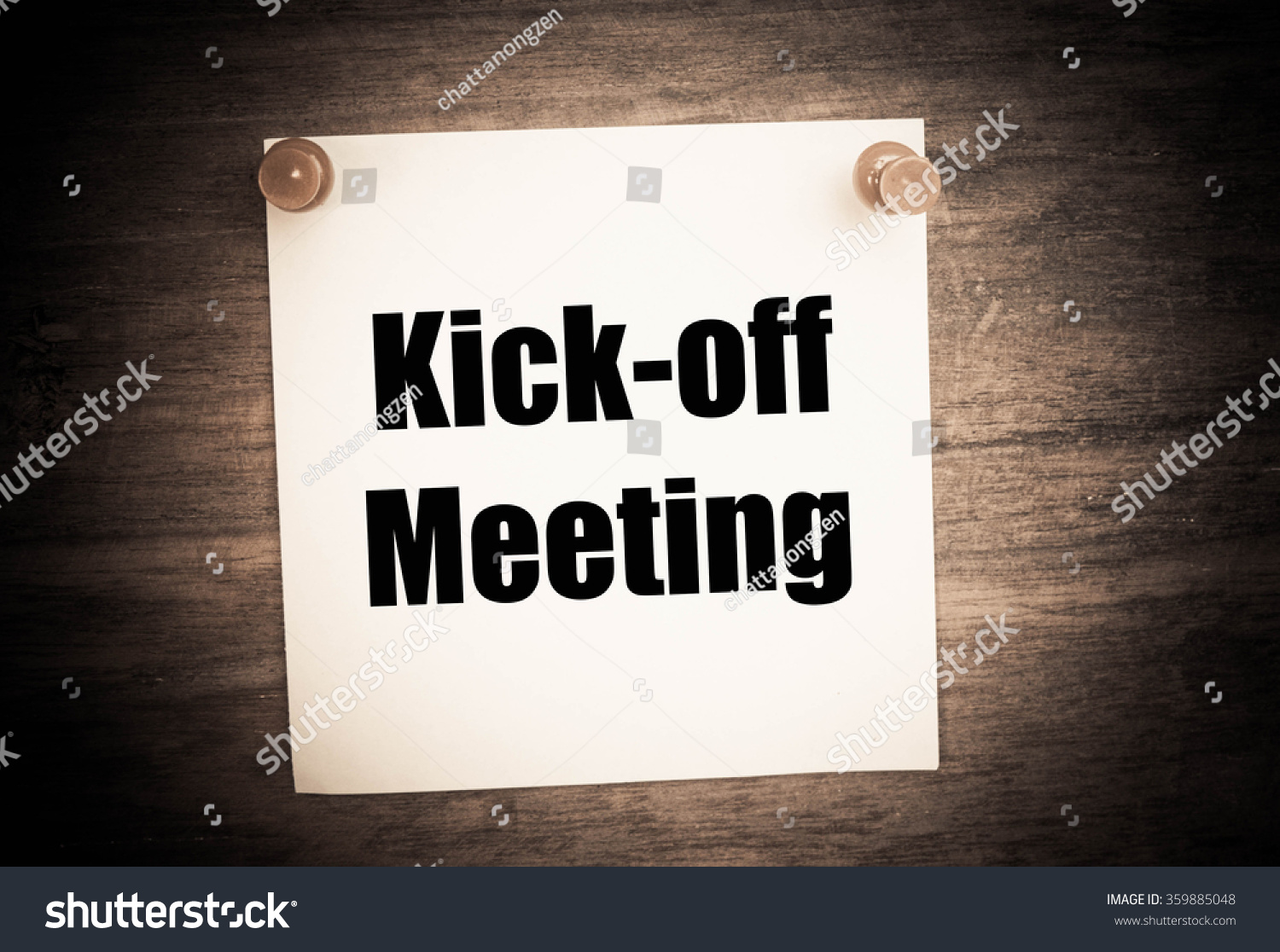 Kick-off meeting Message. #359885048