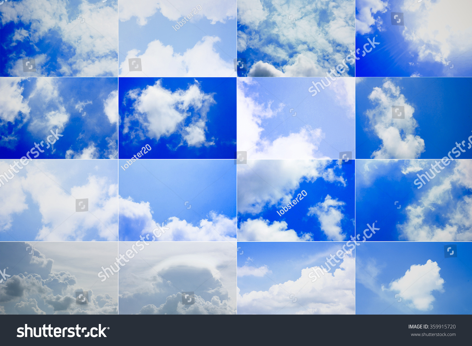 Blue sky and white cloud
 #359915720