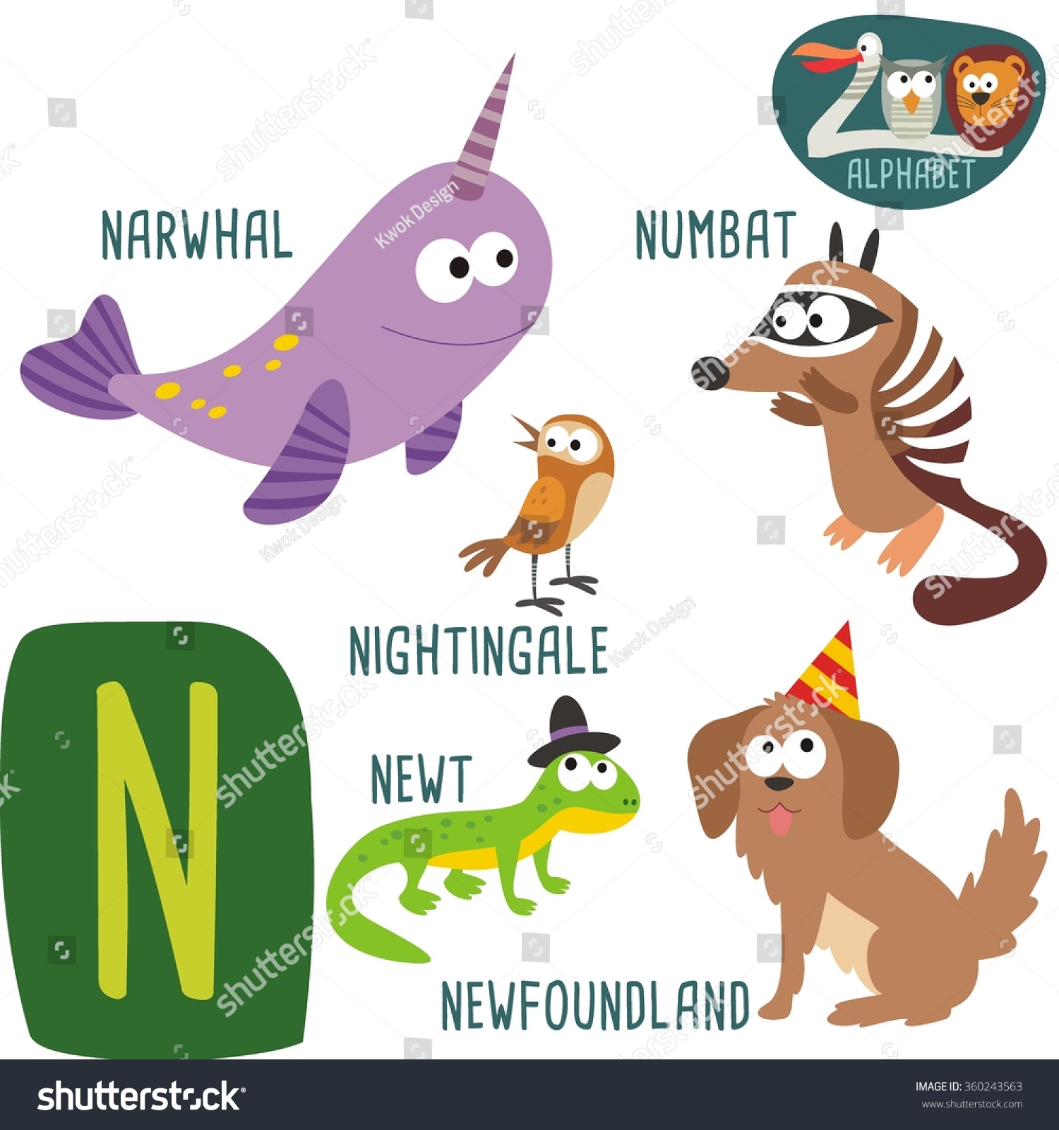 Animals That Start With N - All The Animals In The World