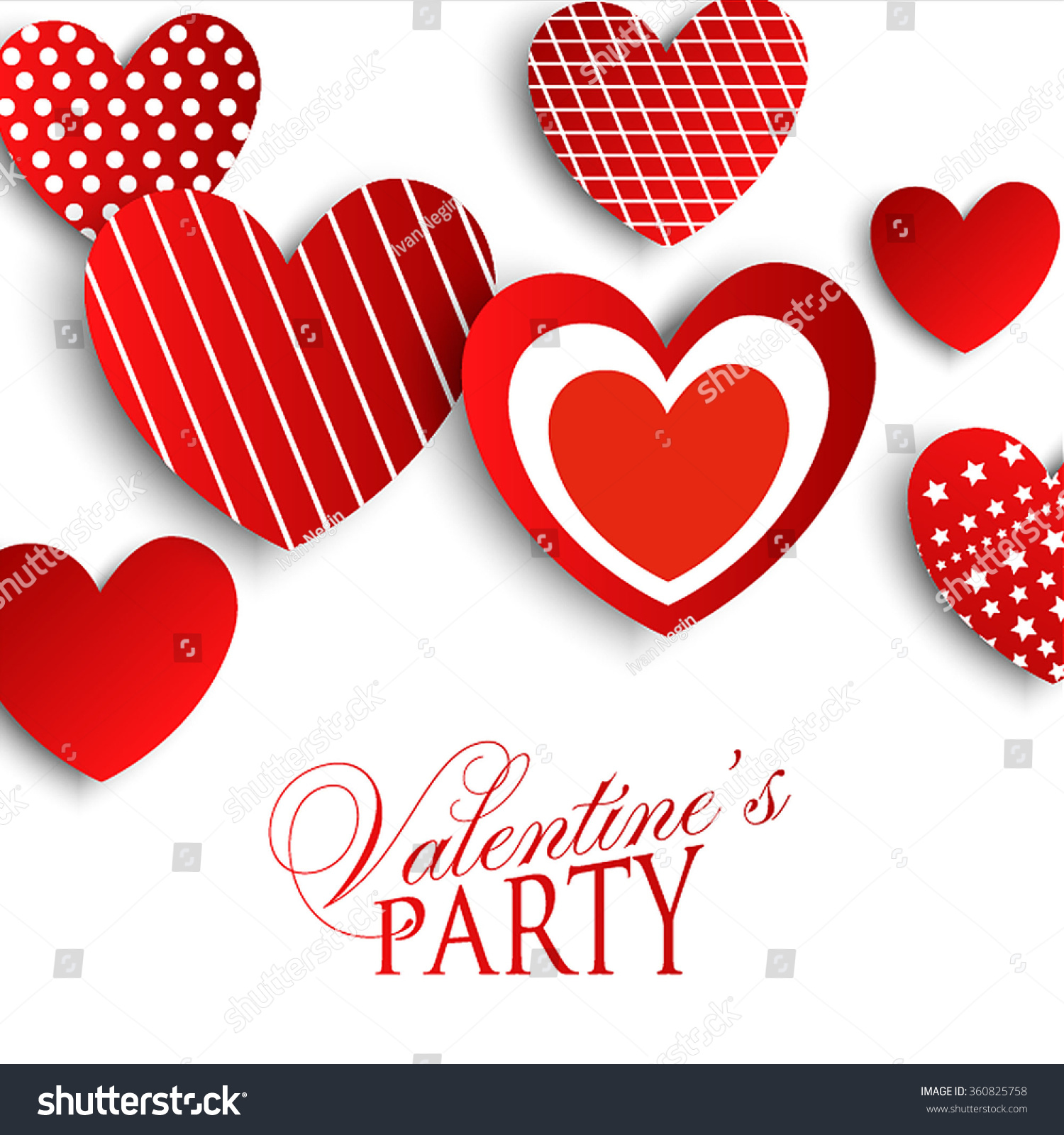 Valentine's Party Invitation  #360825758